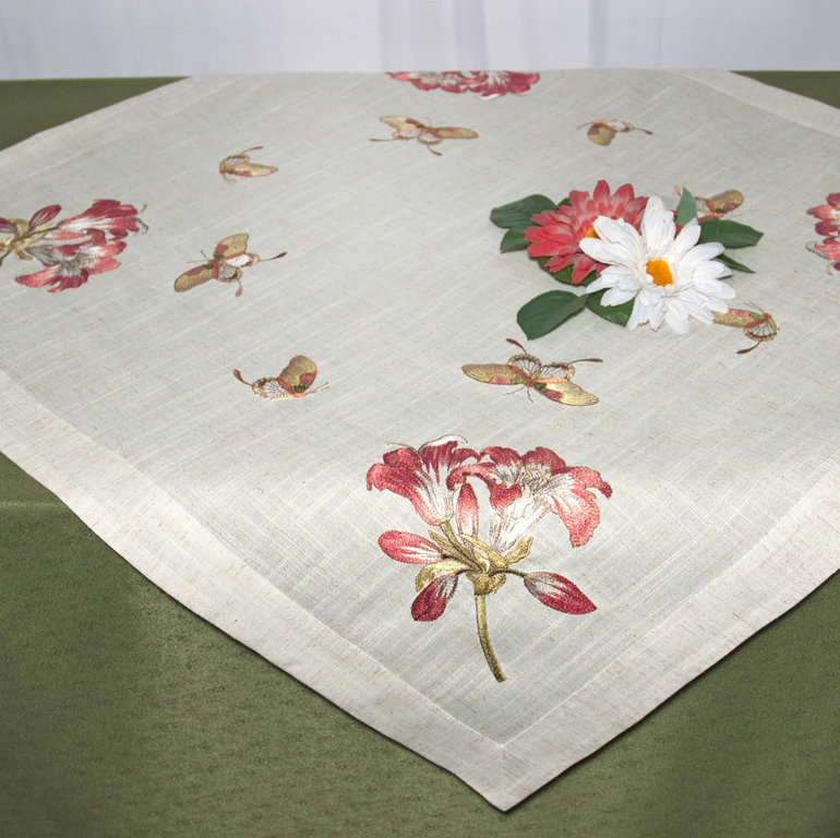 Скатерть Schaefer, квадратная, цвет: серый, коричневый, 85 x 85 см. 07529-10007529-100 Скатерть Schaefer, квадратная, цвет: серый, коричневый, 85 x 85 см. 07529-10007529-100Скатерть Schaefer выполнена из 80% полиэстера и 20% льна и оформлена изысканной вышивкой в технике гладь шелковыми нитями. Скатерть Schaefer не останется без внимания ваших гостей, а вас будет ежедневно радовать ярким дизайном и несравненным качеством. Немецкая компания Schaefer создана в 1921 году. На протяжении всего времени существования она создает уникальные коллекции домашнего текстиля для гостиных, спален, кухонь и ванных комнат. Дизайнерские идеи немецких художников компании Schaefer воплощаются в текстильных изделиях, которые сделают ваш дом красивее и уютнее и не останутся незамеченными вашими гостями. Дарите себе и близким красоту каждый день! Изысканный текстиль от немецкой компании Schaefer - это красота, стиль и уют в вашем доме.