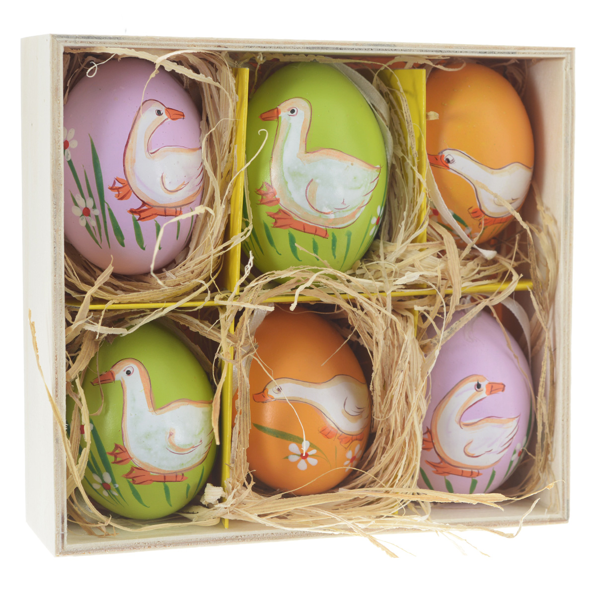 Декоративные подвесные пасхальные яйца "Феникс-презент", 6 шт. 36908
