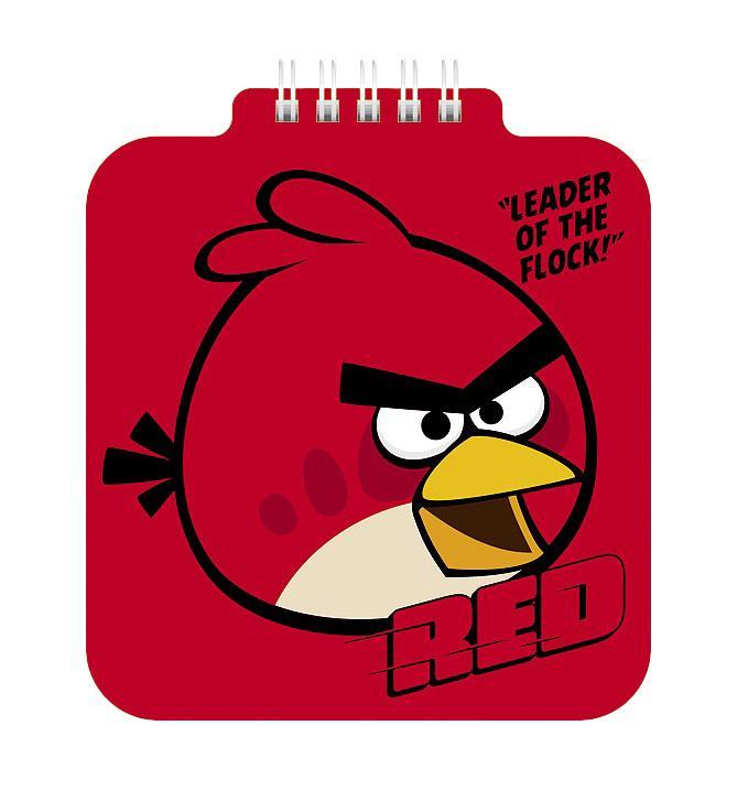 Блокнот 60л А6ф 80 гр/кв.м с фигурной высечкой на гребне-ANGRY BIRDS-60Б6Aгр_10350 Блокнот 60л А6ф 80 гр/кв.м с фигурной высечкой на гребне-ANGRY BIRDS-60Б6Aгр_10350Блокнот с фигурной высечкой на гребне. Листаж - 60 листов. А6 формата. Ровная вырубка блока без линовки и без засечек делает края гладкими. Тип разметки: Без разметки; тип бумаги: Шелковисто-матовая; формат: А6; обложка: Картон; пол: унисекс; способ крепления: Гребень; упаковка: Коробка картонная