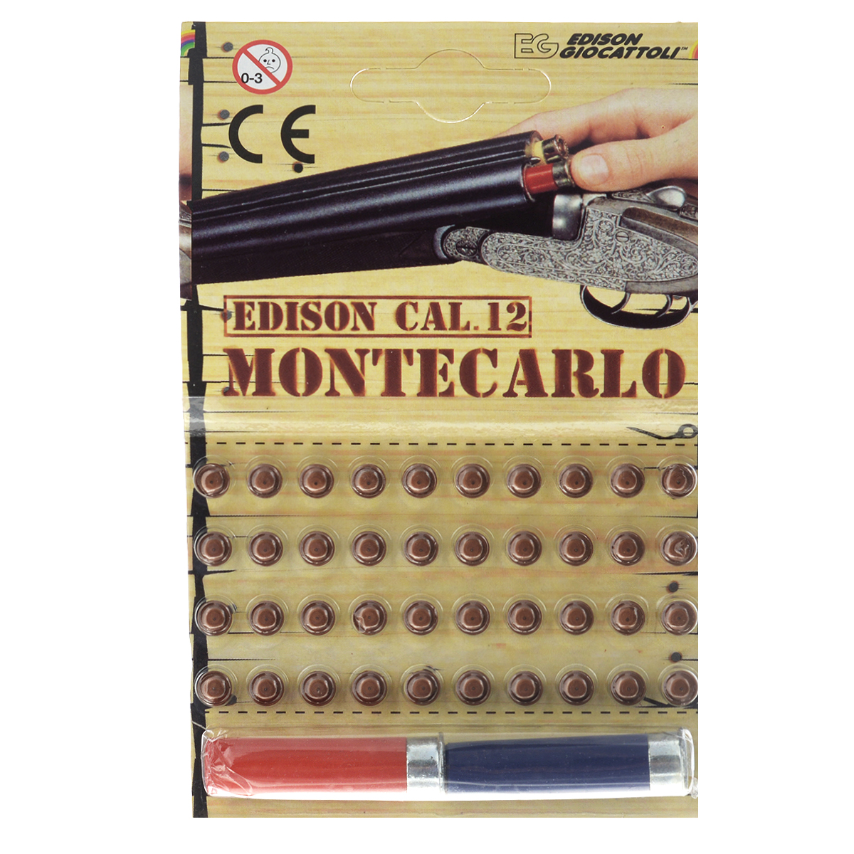 Пистоны Montecarlo, с 2 гильзами, 40 шт5040/46 Пистоны Montecarlo, с 2 гильзами, 40 шт5040/46Пистоны из набора Montecarlo сделают выстрелы из игрушечного оружия более реалистичными. Пистоны предназначены для ружья или винтовок, предусматривающих в использовании гильзы. В набор входят 40 пистонов и 2 гильзы. Edison Giocattoli - итальянский производитель игрушечного оружия для социально-ролевых игр, развивающих в детях чувство справедливости, мышление, логику и активность. Все игрушки этого бренда изготовлены из безопасных для здоровья детей материалов. УВАЖАЕМЫЕ КЛИЕНТЫ! Обращаем ваше внимание на возможные изменения в дизайне товара. Поставка осуществляется в зависимости от наличия на складе.