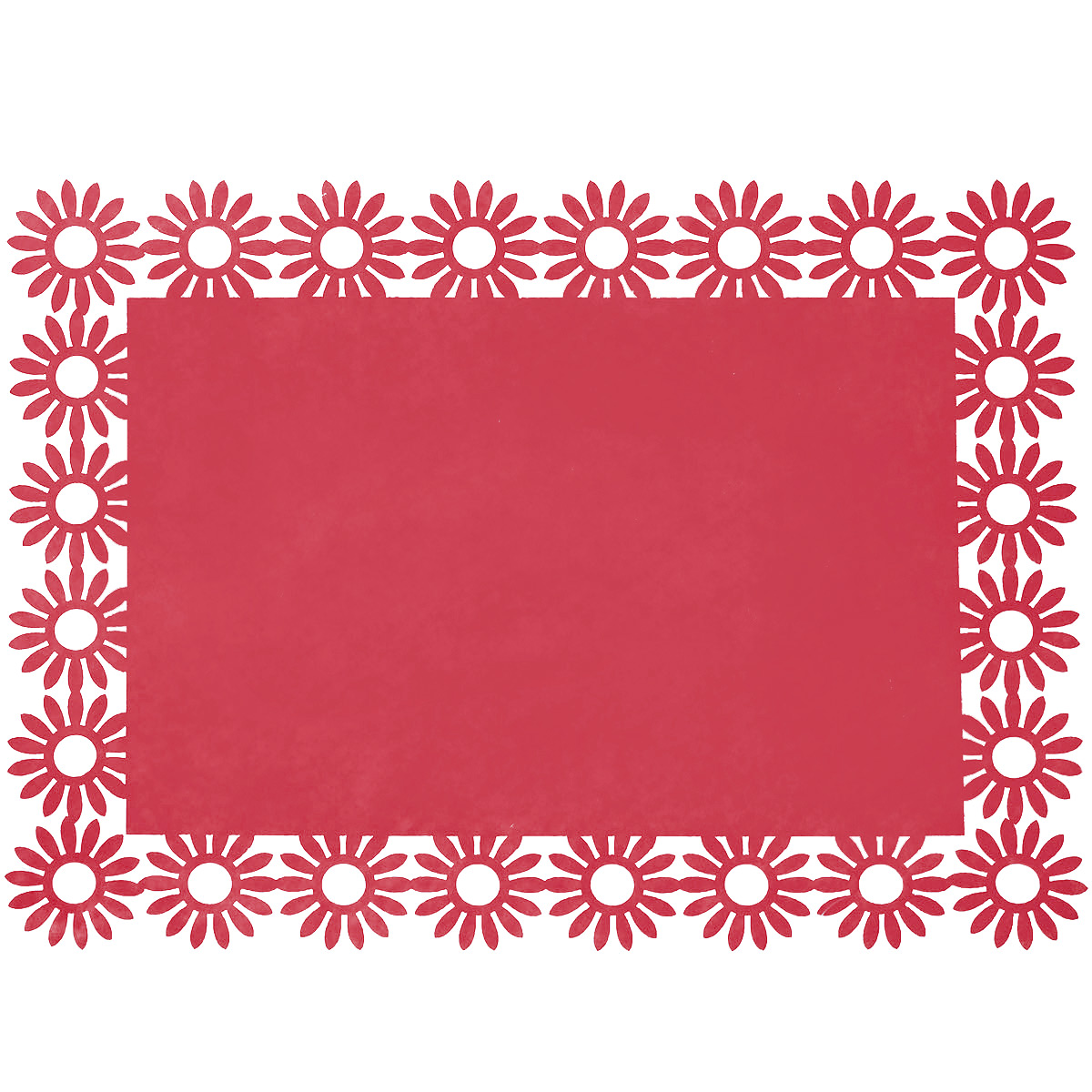 Салфетка Home Queen "Веселый праздник", цвет: красный, 30 х 40 см