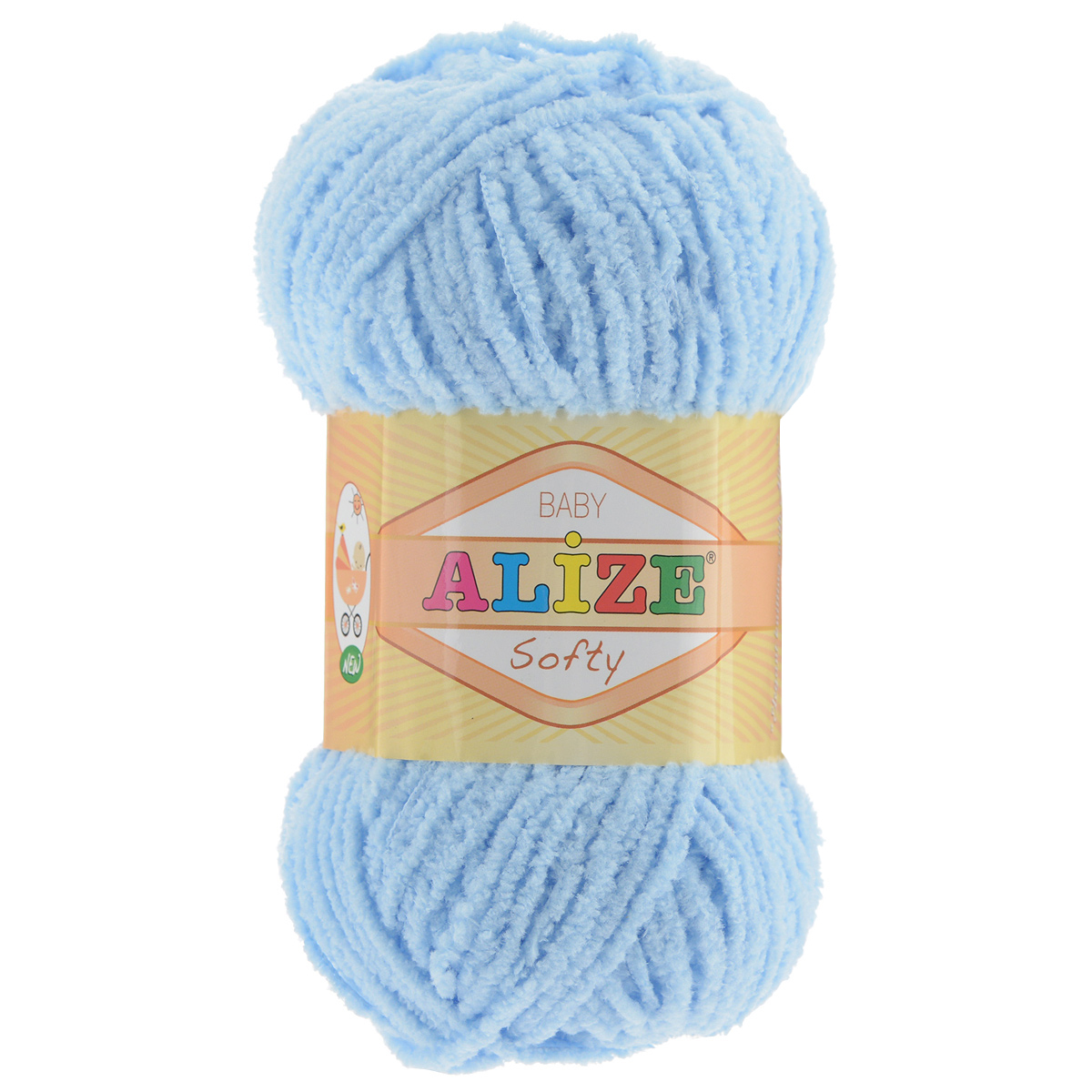 Пряжа для вязания Alize Softy, цвет: светло-голубой (350), 115 м, 50 г, 5 шт694530_350 Пряжа для вязания Alize Softy, цвет: светло-голубой (350), 115 м, 50 г, 5 шт694530_350Пряжа для вязания Alize Softy изготовлена из микрополиэстера. Фантазийная плюшевая пряжа для ручного вязания прекрасно подойдет для детской одежды. Ниточка мягкая и приятная на ощупь. Подходит для вязания спицами и крючком. Рекомендованные спицы 3-5 мм и крючок для вязания 2-4 мм. Комплектация: 5 мотков.