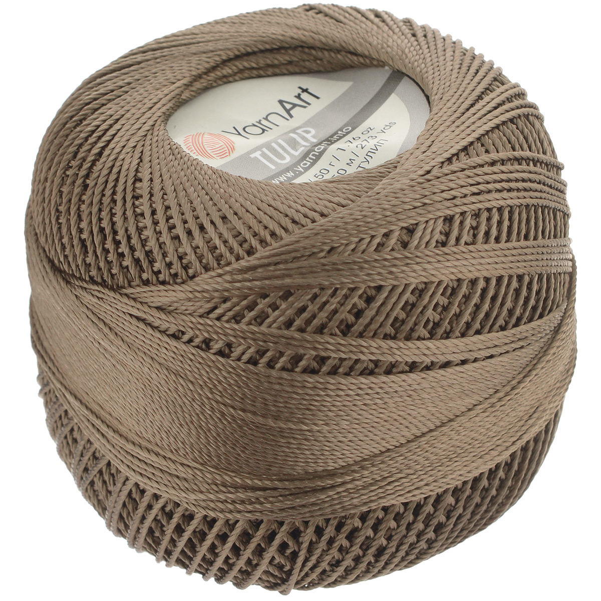 Пряжа для вязания YarnArt Tulip, цвет: коричневый (403), 250 м, 50 г, 6 шт372017_403 Пряжа для вязания YarnArt Tulip, цвет: коричневый (403), 250 м, 50 г, 6 шт372017_403Пряжа для вязания YarnArt Tulip (Ирис) изготовлена из 100% микрофибры. Пряжа приятная на ощупь, легкая, тонкая и упругая. Хорошо смотрится практически в любых узорах, не косит, послушно ложится в узоры и спицами, и крючком. Ниточка блестящая и такими же блестящими получаются изделия из нее. Нить удобна и практична тем, что хорошо смотрится как в объемных рельефных узорах, так и в самой простой чулочной вязке. Пряжа Tulip - классический вариант демисезонной пряжи, идеальна для создания летней одежды, купальников, аксессуаров, бижутерии, салфеток, ирландского кружева, жгутов и т.д. Нежная текстура ниток подходит для создания одежды детям. Изделия получаются легкими, не деформируются и не вытягиваются ни при вязании, ни при последующей носке. Микрофибра гипоаллергенна, поэтому вязаные вещи подходят даже для чувствительной кожи. Богатая цветовая гамма однотонных и меланжевых расцветок порадует рукодельниц и удовлетворит даже самых взыскательных модниц. Нить очень...