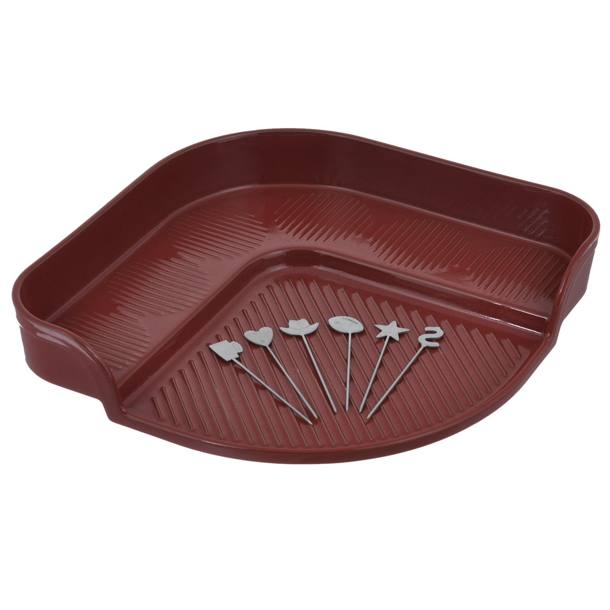 Форма для бургеров и барбекю Emile Henry BBQ, цвет: красный, 39 х 39 см617548 Форма для бургеров и барбекю Emile Henry BBQ, цвет: красный, 39 х 39 см617548Форма для бургеров и барбекю Emile Henry BBQ изготовлена из высококачественной жаропрочной BBQ керамики - полностью натуральный материал (без примеси металлов), идеально подходящий для медленного и равномерного приготовления пищи. Керамика гарантирует правильный здоровый подход к кулинарии: любые блюда получаются ароматными и сохраняют все полезные вещества, не подвергаясь перепадам температур в процессе приготовления. Благодаря медленному распределению тепла, вкусы и запахи продуктов концентрируются и становятся более насыщенными. Керамическая посуда обладает свойством долго сохранять тепло после того, как блюдо было снято с огня, и легко удерживать холод после того, как блюдо достали из холодильника. Форма для бургеров и барбекю Emile Henry BBQ - волшебное приобретение, которое можно использовать в качестве поверхности для зажаривания стейков, морепродуктов, овощей, котлет. Вашей фантазии есть, где разгуляться! Продукты равномерно прожарятся, а BBQ...