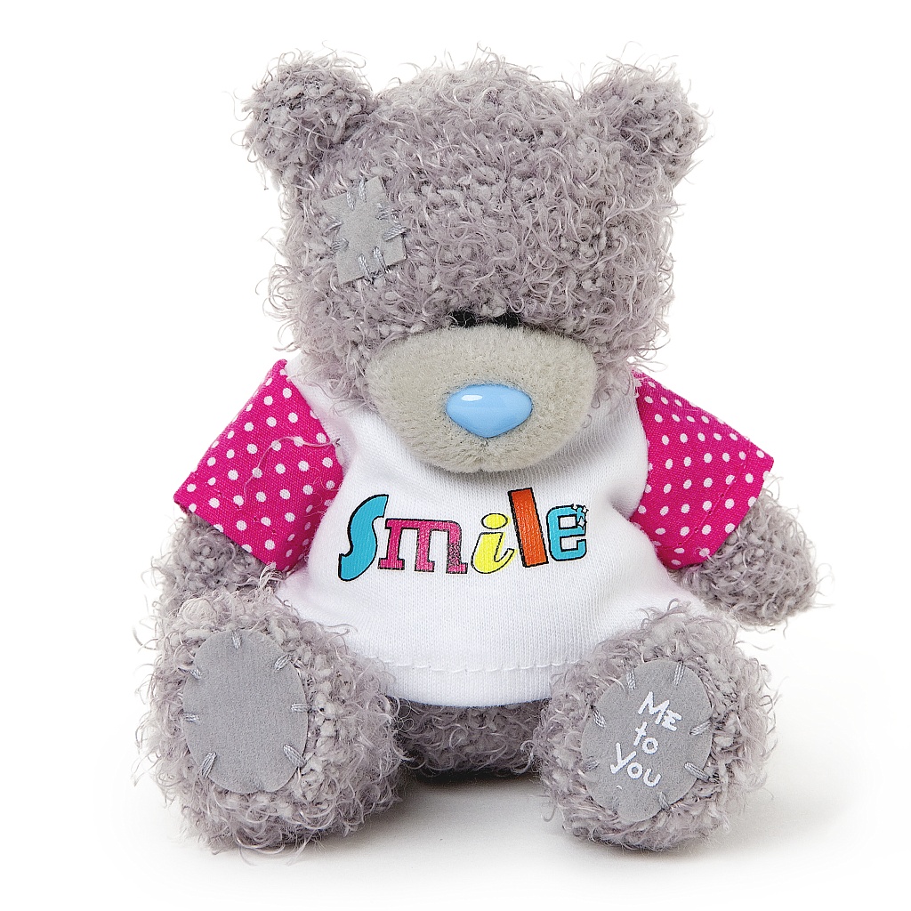 Me to You Мягкая игрушка Мишка Тедди, 10 см. G01W3577G01W3577 Me to You Мягкая игрушка Мишка Тедди, 10 см. G01W3577G01W3577Очаровательная игрушка Me to You Мишка Тедди выполнена в виде трогательного медвежонка. Игрушка изготовлена из высококачественных текстильных материалов. Глазки и носик выполнены из пластика. Медвежонок одет в бело-розовую футболку с надписью Smile. Удивительно мягкая игрушка принесет радость и подарит своему обладателю мгновения нежных объятий и приятных воспоминаний. Долгая история Мишки Тедди создала целый культ в истории, про него снимали мультфильмы и фильмы, сочиняли сказки и песни, он был любимцем детей и взрослых множество лет и является им сейчас. Нет лучшего подарка для ребенка или для девушки, чем Мишка Тедди от Me To You. Он способен выразить Вашу любовь, заботу или дружбу. Он подарит огромное количество любви и ласки своему владельцу, как это делали миллионы других медведей Тедди, до него. Это именно та игрушка, которая имеет свою неповторимую историю, такого медведя можно вспомнить из своего детства или даже найти на бабушкином чердаке. Так...
