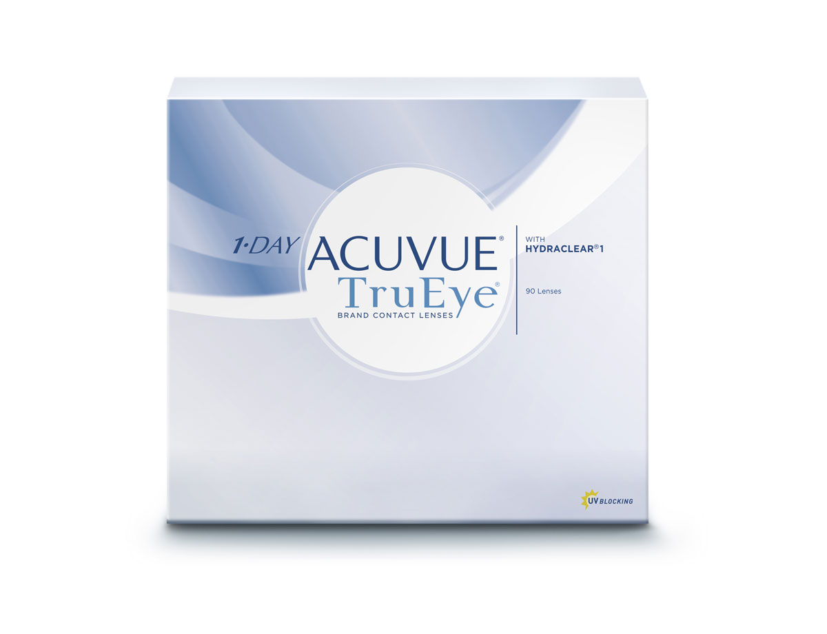 Johnson & Johnson Контактные линзы 1-Day Acuvue TruEye (90 шт. / 9.0 / + 1.25)39561 Johnson & Johnson Контактные линзы 1-Day Acuvue TruEye (90 шт. / 9.0 / + 1.25)39561Контактные линзы 1-Day Acuvue TruEye - cенсационная новинка от всемирного лидера по производству контактных линз, компании Johnson&Johnson. Это революционная разработка компании за самые короткие сроки успела завоевать сердца миллионов людей по всему миру. Качество, надежность, комфорт - вот как можно описать новые 1-Day Acuvue TruEye. На сегодняшний день это единственные в мире однодневные силикон-гидрогелевые линзы. Они изготовлены из воздухопроницаемого материала нарафилкон А, благодаря которому удалось достичь потрясающих показателей по кислородопроницаемости. Коэффициент пропускания кислорода (Dk/t) равен 118. А применение технологии HYDRACLEAR® делает линзы ультрагладкими. Благодаря этому линзы 1-Day Acuvue TruEye совершенно не ощутимы на глазах. Кроме того, линзы 1-Day Acuvue TruEye обладают высшим уровнем защиты от УФ-излучения. Все эти характеристики делают их незаменимыми и непревзойденными помощниками в условиях агрессивной среды большого города. Появление этих...