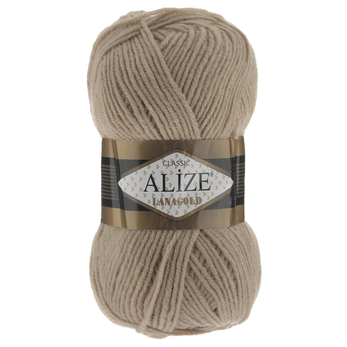 Пряжа для вязания Alize Lanagold, цвет: бежевый (05), 240 м, 100 г, 5 шт364095_05 Пряжа для вязания Alize Lanagold, цвет: бежевый (05), 240 м, 100 г, 5 шт364095_05Alize Lanagold - это полушерстяная пряжа для ручного вязания. Нить плотно скручена, гибкая, послушная, не пушится, не электризуется, аккуратно ложится в петли и не деформируется после распускания. Стойкое равномерное окрашивание обеспечивает широкую палитру оттенков. Соотношение шерсти и акрила - формула практичности. Высокие тепловые характеристики сочетаются с эстетикой, носкостью и простотой ухода за вещью. Классическая пряжа для зимнего сезона, может использоваться для детской и взрослой одежды. Alize Lanagold - универсальная пряжа, которая будет хорошо смотреться в узорах любой сложности. Рекомендуемый размер спиц 4-6 мм. Состав: 49% шерсть, 51% акрил.