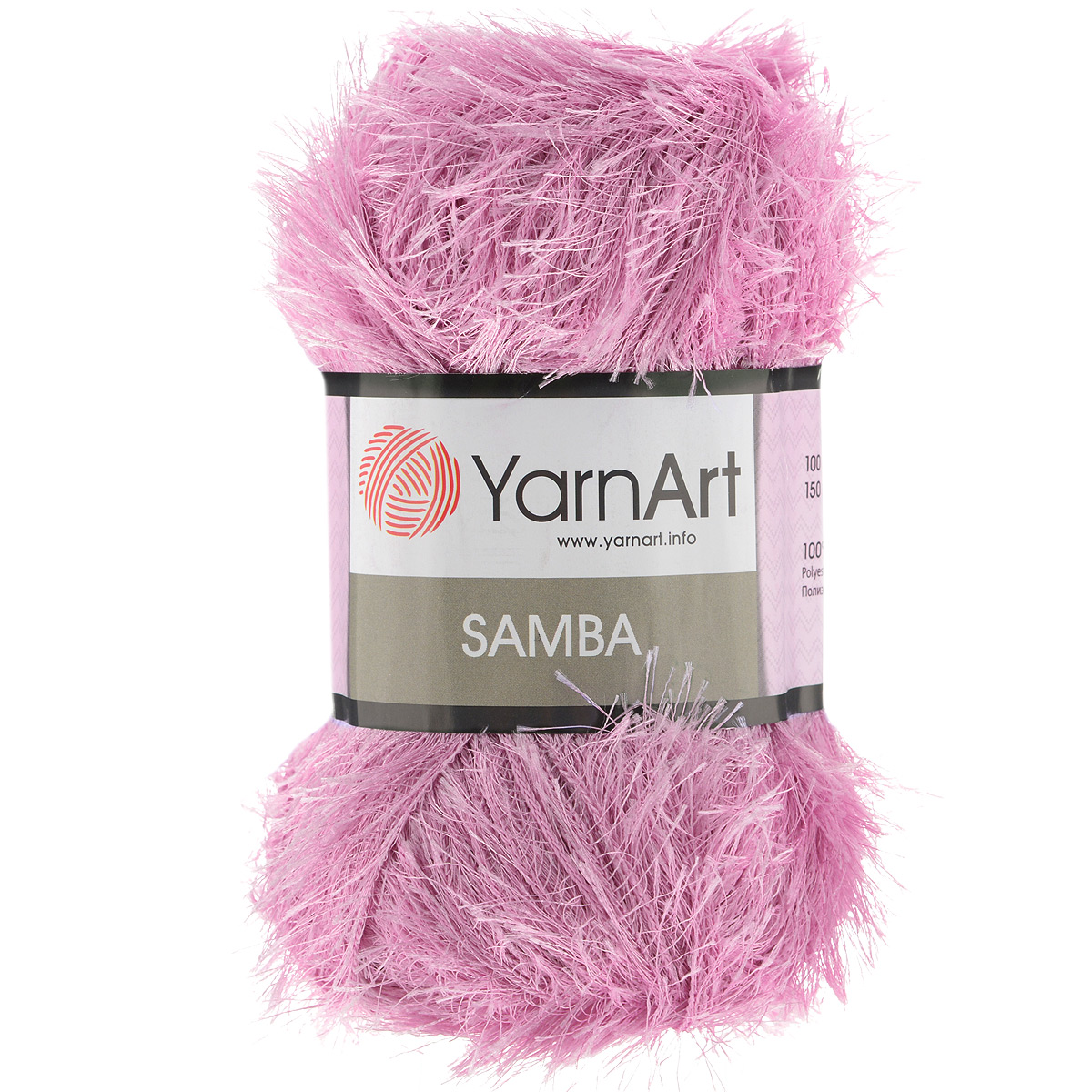 Пряжа для вязания YarnArt Samba, цвет: лиловый (27), 150 м, 100 г, 5 шт372009_27 Пряжа для вязания YarnArt Samba, цвет: лиловый (27), 150 м, 100 г, 5 шт372009_27Пряжа YarnArt Samba представляет собой яркий пример отделочной нити, с помощью которой можно придать оригинальность и красоту каждому изделию. Нить удобна тем, что подлежит работе и крючком, и спицами. Пряжа YarnArt Samba не требует особых изысков в выборе узора - пушистый ворс нитки делает привлекательным даже обыкновенную гладь. Нить скрученная, средней толщины, послушна в работе, удобно скользит. Состав: 100% полиэстер. Комплектация: 5 мотков. Рекомендованы для вязания спицы № 5,5, крючок № 5,5.