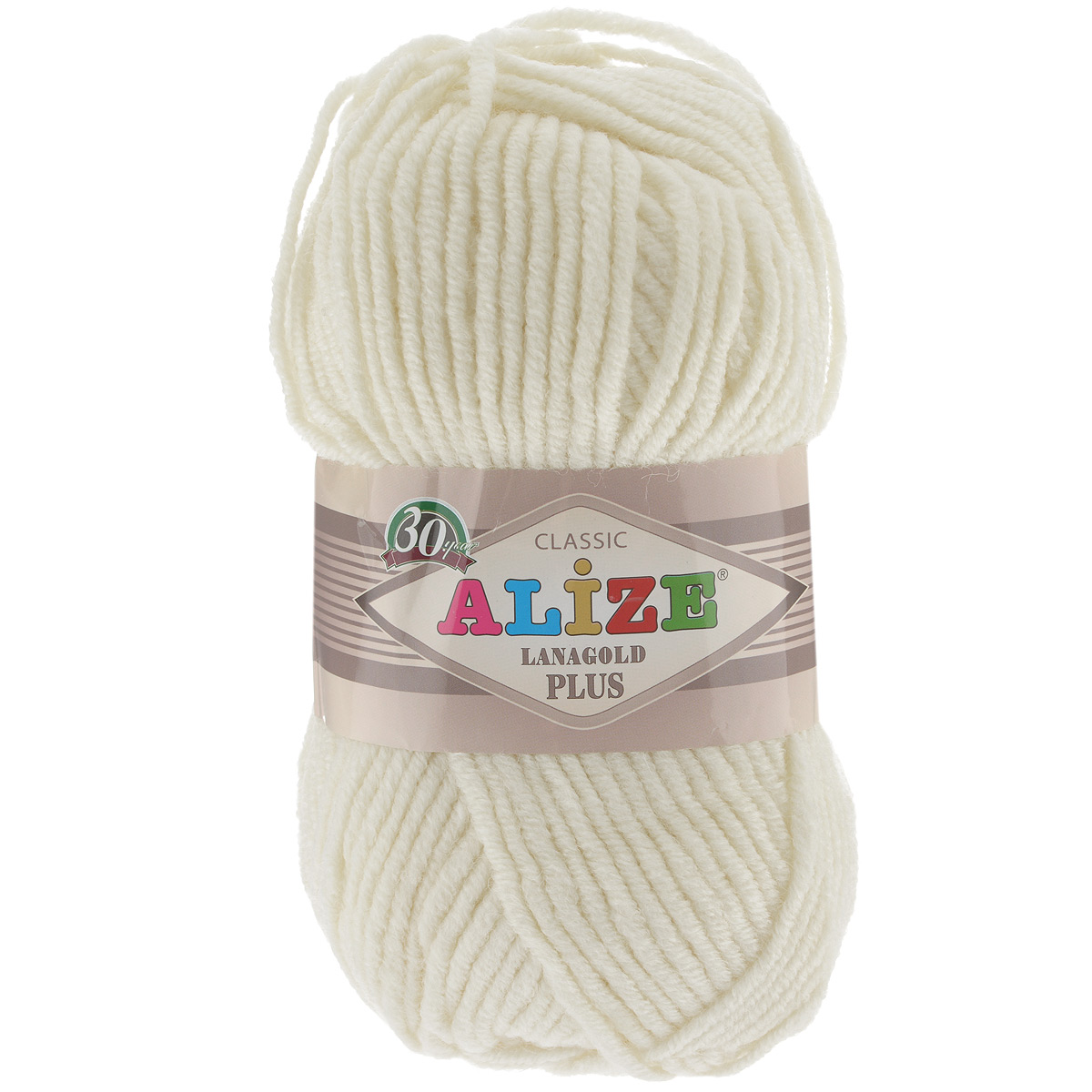Пряжа для вязания Alize LanaGold Plus, цвет: кремовый (01), 140 м, 100 г, 5 шт695158_01 Пряжа для вязания Alize LanaGold Plus, цвет: кремовый (01), 140 м, 100 г, 5 шт695158_01Пряжа Alize Lana Gold Plus - это полюбившаяся всем рукодельницам полушерстяная пряжа, которая прекрасно подойдет для вязания теплых вещей: уютных свитеров и мягких кофт, удобных и стильных платьев и сарафанов, ярких шарфов и шапочек. Сбалансированный состав пряжи Alize Lana Gold Plus позволяет получать мягкие, приятные к телу вещи, хранящие тепло натуральной шерсти и обладающие практичностью акриловой нити. Вязать из полушерстяной теплой пряжи легко и приятно - упругая, плотная нить красиво ложится в любой узор, не слоится и мягко скользит по спицам. Приятная цветовая гамма порадует любителей насыщенных, глубоких оттенков, которые так актуальны зимой. Легкая, мягкая, комфортная. Нить ровная, очень пышная, не линяет и не выгорает, подходит для вязания трикотажных изделий детям и взрослым. Изделия из этой пряжи получаются мягкие, очень легкие, износостойкие. Рекомендуются спицы: 5-7 мм. Комплектация: 5 мотков. Состав: 51% акрил, 49%...