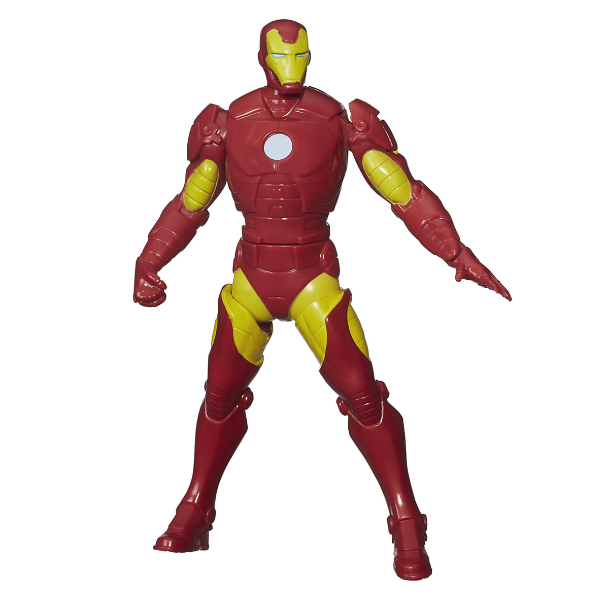 Боевая фигурка Avengers Iron Man, 16 смB1202_B1812 Боевая фигурка Avengers Iron Man, 16 смB1202_B1812Боевая фигурка Avengers Iron Man порадует любого маленького поклонника знаменитой серии Мстители (Avengers). Фигурка изготовлена из высококачественного прочного пластика и выполнена в виде супергероя Железного человека. Сведите ноги фигурки вместе, и Железный Человек примет свою знаменитую позу, повернувшись и вытянув вперед левую руку. Фигурка отличается высоким качеством исполнения и детализации. Железный Человек - гениальный изобретатель Энтони Старк, создавший высокотехнологичный костюм-броню, чтобы сбежать из плена. Позднее, Старк улучшает свою броню вооружением и устройствами, созданными на базе ресурсов его компании, и использует ее дабы защищать мир в облике Железного Человека. Фигурка понравится как детям, так и взрослым коллекционерам, она станет отличным сувениром или займет достойное место в коллекции любого поклонника комиксов о непобедимых Мстителях.