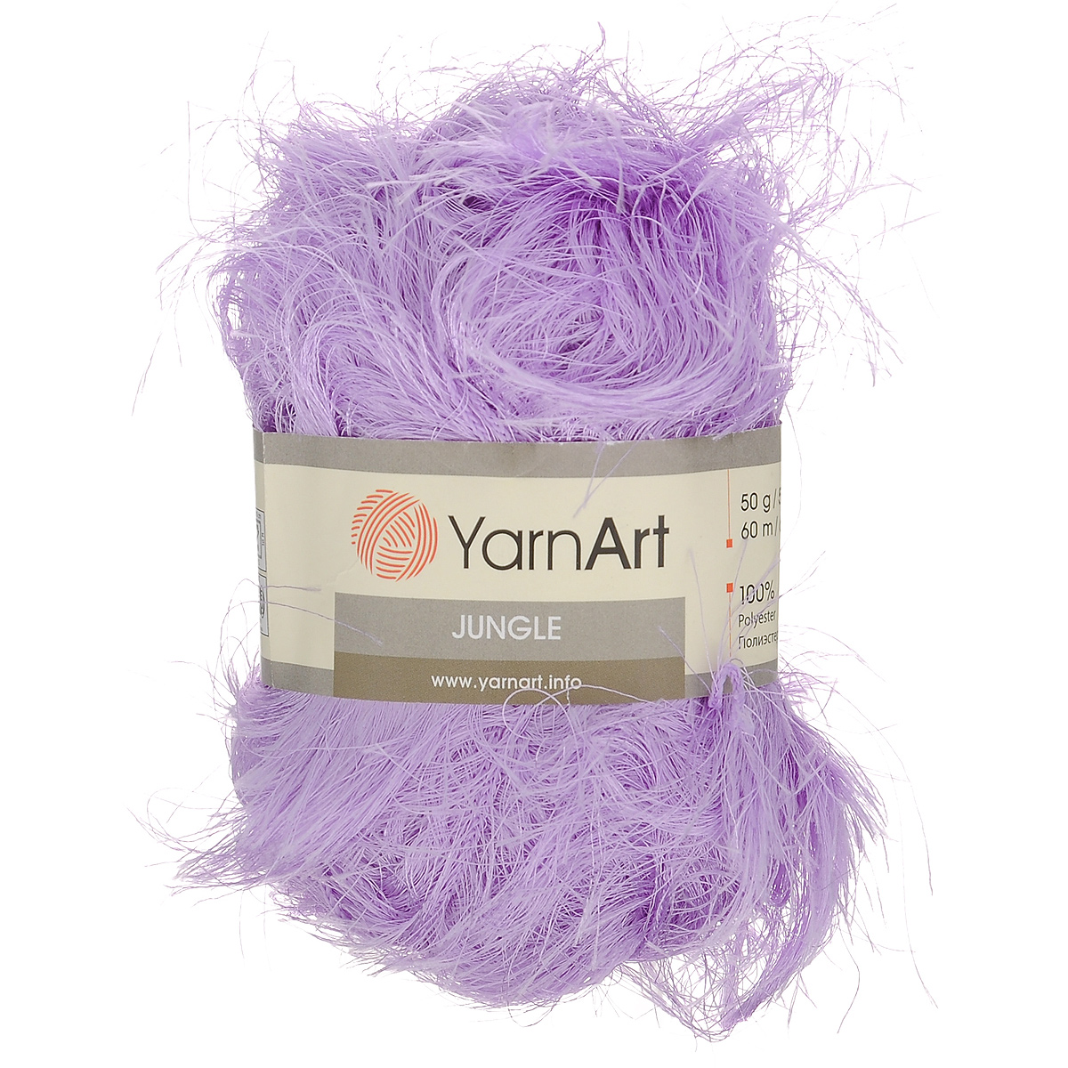 Пряжа для вязания YarnArt Jungle, цвет: ярко-сиреневый (23), 60 м, 50 г, 10 шт372055_23 Пряжа для вязания YarnArt Jungle, цвет: ярко-сиреневый (23), 60 м, 50 г, 10 шт372055_23Пряжа для вязания YarnArt Jungle изготовлена из полиэстера. Пряжа-травка предназначена для ручного вязания и идеально подходит для отделки. Готовый ворс получается равным 4 см. Рекомендованные спицы и крючок для вязания 6 мм. Комплектация: 10 мотков. Состав: 100% полиэстер.