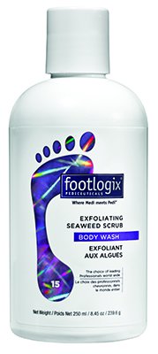 Footlogix Скраб с морскими водорослями для ног, 250 млFXP15R0250-15 Footlogix Скраб с морскими водорослями для ног, 250 млFXP15R0250-15Отшелушивает кожу на ступнях и ногах Скраб мягко отшелушивает ороговевшую кожу стоп, улучшает кровообращение и укрепляет сосуды ног. Мелкотекстурная пемза обеспечивает нежныи? пилинг, мягко очищая кожу ног, не раздражая ее. Легкая пенная текстура способствует увлажнению и придает коже тонкое свечение. Натуральныи? коктеи?ль из морских водорослеи?, эфирных масел лемонграсса и мандарина, витамина Е и мяты обладает противомикробными, антибактериальными и регенеративными свои?ствами. Не содержит парабены, синтетические масла, искусственные красители и ароматизаторы. Применяется в качестве второго шага подготовительного этапа (после Ванны для ног Foot Soak).