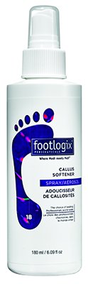 Footlogix Спрей размягчитель натоптышей, 180 млFXP18H0180-18 Footlogix Спрей размягчитель натоптышей, 180 млFXP18H0180-18«Жидкое лезвие» - убирает мозоли стоп за 2 минуты. Только для профессионального применения! Активная формула на основе мочевины размягчает загрубевшую кожу ног, натоптыши и кутикулу. Удаление натоптышеи? и гиперкератоза происходит щадящим способом и не вызывает рецидивов нарастания кожи снова. Одновременно способствует заживлению трещин на пятках, облегчает и ускоряет обработку пяток теркои?. ?18 ?Рекомендуется использовать для сухого педикюра. Результат сохраняется надолго. Безопасен для диабетиков и всех типов кожи.