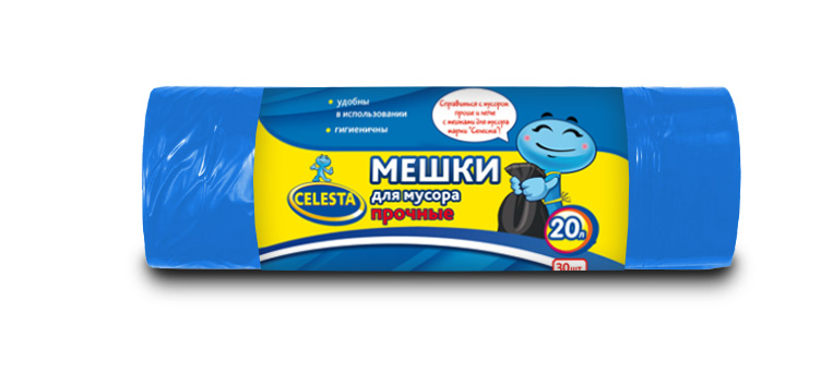 Мешки для мусора Celesta, цвет: синий, 20 л, 30 шт3935 Мешки для мусора Celesta, цвет: синий, 20 л, 30 шт3935Мешки для мусора Celesta применяются для хранения и транспортировки бытовых мусорных и продуктовых отходов. Удобны для использования в быту. Суперпрочные и гигиеничные. Мешки быстро и просто отрываются по линии перфорации. Материал: полиэтилен. Объем: 20 л. Количество мешков: 30 шт.