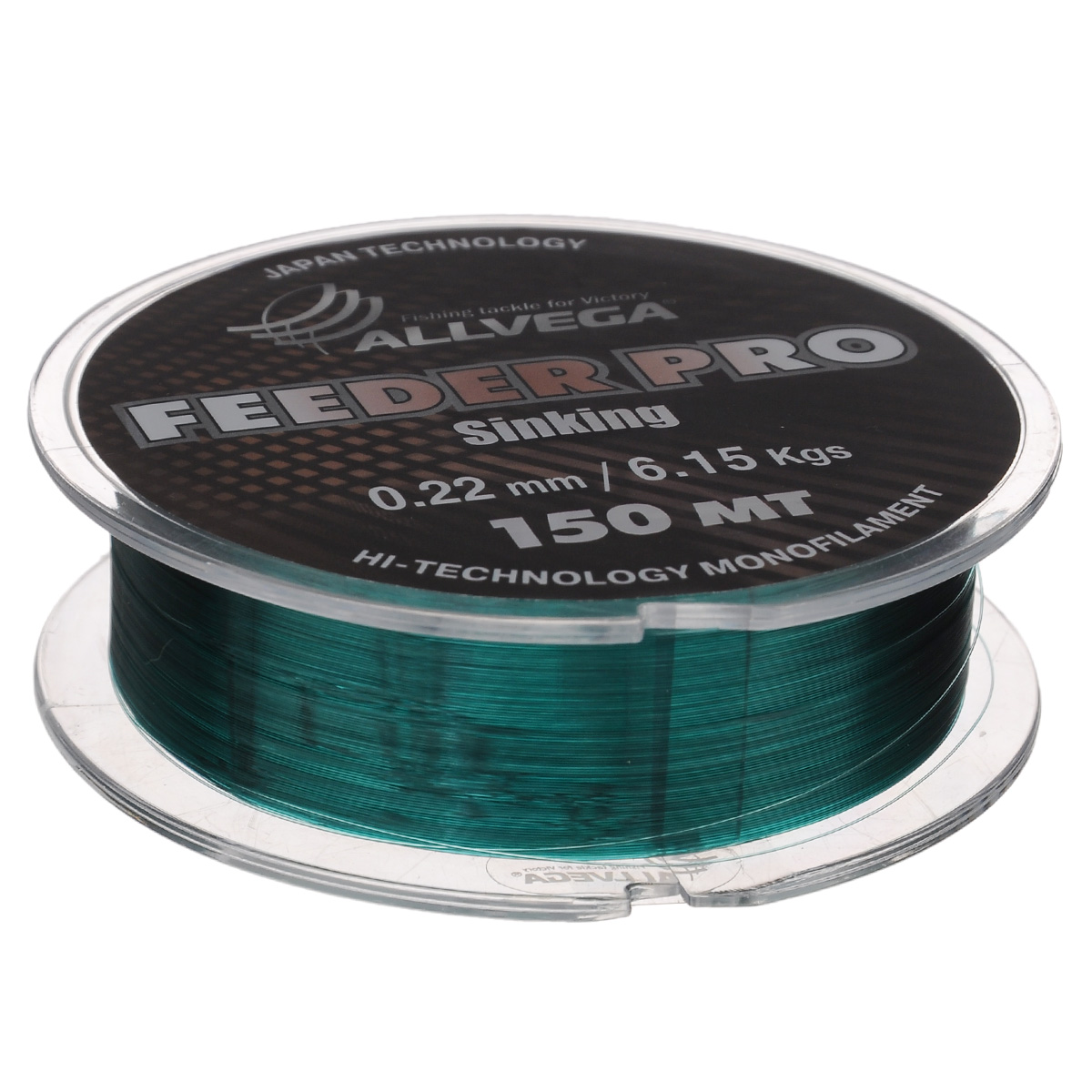 Леска Allvega Feeder Pro Sinking, цвет: темно-зеленый, 150 м, 0,22 мм, 6,15 кг39957 Леска Allvega Feeder Pro Sinking, цвет: темно-зеленый, 150 м, 0,22 мм, 6,15 кг39957Леска Allvega Feeder Pro Sinking предназначена для фидерной ловли. Обладает всеми необходимыми характеристиками для фидерной ловли. Это - повышенная стойкость к перетиранию о бровки, камни и ракушечник, отлично тонет, имеет малую растяжимость, окрашена в темно-зеленый цвет. Может с успехом использоваться в матчевой ловле и при ловле на зимнюю поплавочную удочку.