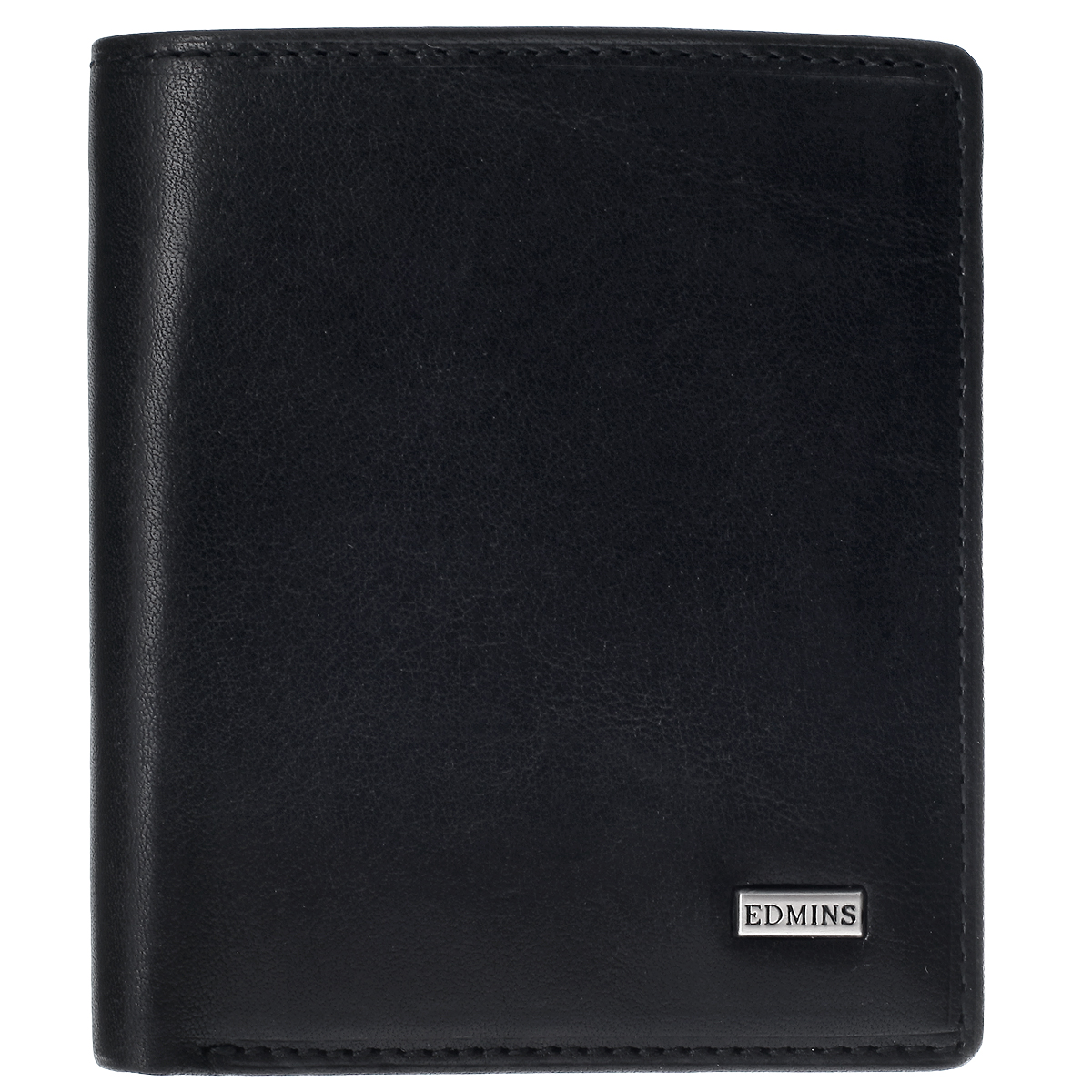 Портмоне женское Edmins1165 ML ED black Портмоне женское Edmins1165 ML ED blackЖенское портмоне Edmins выполнено из натуральной кожи с глянцевой поверхностью. Лицевая сторона оформлена небольшой металлической пластиной с гравировкой Edmins. Портмоне закрывается клапаном на кнопку. Внутри расположены два отделения для купюр, три прорезных кармана для пластиковых карт и визиток, два потайных кармана и отделения для мелочи на застежке-кнопке. С внутренней стороны портмоне оформлено тиснением в виде логотипа бренда. Портмоне упаковано в фирменную коробку с логотипом бренда. Такое стильное портмоне станет отличным подарком для человека, ценящего качественные и необычные вещи.