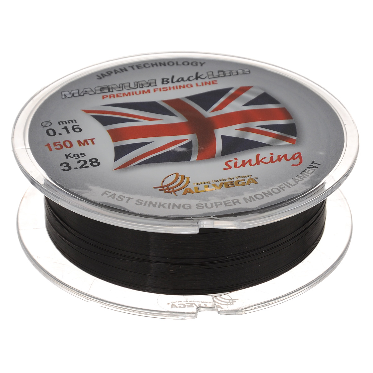 Леска Allvega Magnum Black, цвет: черный, 150 м, 0,16 мм, 3,28 кг39926 Леска Allvega Magnum Black, цвет: черный, 150 м, 0,16 мм, 3,28 кг39926Специальная тонущая леска Allvega Magnum Black. Темный цвет, способность быстро тонуть, отсутствие механической памяти, жесткость, устойчивость к частым перезабросам и внешним механическим воздействиям, делают эту леску незаменимой для поплавочной ловли дальним забросом. Однако, ее физические свойства позволяют с успехом ловить не только на поплавочную снасть, но и на фидер, донки всех видов, а так же использовать ее при подледной ловле в зимней поплавочной удочке.