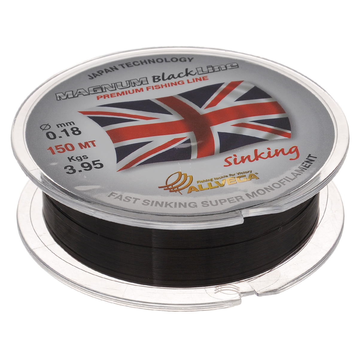 Леска Allvega Magnum Black, цвет: черный, 150 м, 0,18 мм, 3,95 кг39927 Леска Allvega Magnum Black, цвет: черный, 150 м, 0,18 мм, 3,95 кг39927Специальная тонущая леска Allvega Magnum Black. Темный цвет, способность быстро тонуть, отсутствие механической памяти, жесткость, устойчивость к частым перезабросам и внешним механическим воздействиям, делают эту леску незаменимой для поплавочной ловли дальним забросом. Однако, ее физические свойства позволяют с успехом ловить не только на поплавочную снасть, но и на фидер, донки всех видов, а так же использовать ее при подледной ловле в зимней поплавочной удочке.