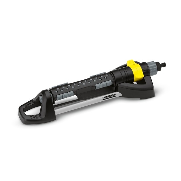 Дождеватель осциллирующий Karcher OS 5.320 SV. 2.645-135.02.645-135.0 Дождеватель осциллирующий Karcher OS 5.320 SV. 2.645-135.02.645-135.0Дождеватель Karcher OS 5.320 SV Karcher предназначен для орошения садовых грядок, газонов, приусадебных участков прямоугольной формы. Особенностью является возможность полной плавной регулировки дальности, площади орошаемой поверхности и расхода воды. При необходимости часть форсунок можно отключить, уменьшив, таким образом, ширину поливаемого участка. Наличие брызговика позволяет подходить к приспособлению без опаски намочить одежду. Площадь орошения больше на 100 м2 по сравнению с дождевателем OS 3.220. Орошение осуществляется через калиброванные сопла, расположенные на дождевателе. На входе установлен сетчатый фильтр для предотвращения засорения агрегата. Конструкция выполнена из качественных материалов для сохранения длительного срока службы. Зона орошения: при 2 барах ширина полива 12 м, длина 5-16 м, площадь 190 м2; при 4 барах ширина полива 16 м, длина 6-20 м, площадь 320 м2.