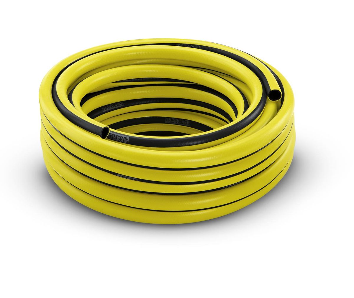 Шланг Karcher PrimoFlex, 3/4, 25 м. 2.645-142.02.645-142.0 Шланг Karcher PrimoFlex, 3/4, 25 м. 2.645-142.02.645-142.0Шланг PrimoFlex Karcher 2.645-142 предназначен для подведения воды к месту полива. При обычном повседневном использовании в саду прослужит не менее 12 лет. Он армирован специальным материалом, выдерживающим давление до 24 бар, устойчив к УФ-излучению и температурам до +65°С. Прочен, безопасен за счет отсутствия в составе кадмия, бария и свинца, вредных веществ, фталатов и вторичного сырья. Шланг устойчив к перегибам. Имеет 3-х слойное изготовление. Промежуточный слой является светонепроницаемым и предотвращает рост водорослей в шланге. Удобен в обращении, стоек к воздействиям внешней среды. Шланг крепится к крану с помощью штуцера. Штуцер приобретается отдельно. Диаметр 3/4 дюйма. Максимальное давление: 24 бар. Рабочая температура: от -20°С до +65°С.