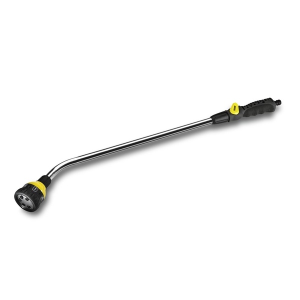 Штанга для полива Karcher 2.645-157.02.645-157.0 Штанга для полива Karcher 2.645-157.02.645-157.0Штанга для полива Karcher имеет 6 типов струи. С ее помощью удобно поливать подвешенные в горшках цветы, клумбы и растения под корень на грядке, а также мыть дорожки и мебель на даче. Можно использовать как садовый душ.