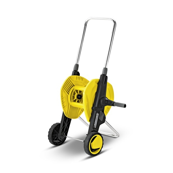 Тележка для шланга Karcher HT 3.420 2.645-180.02.645-180.0 Тележка для шланга Karcher HT 3.420 2.645-180.02.645-180.0Тележка Karcher HT 3.400 имеет складную конструкцию и регулируемую по высоте ручку. Большие профилированные колеса позволяют легко обходить препятствия. Специальный фиксатор надежно удерживает шланг. Максимальная длина шланга: 1/2 - 40 м, 5/8 - 30 м, 3/4 - 20 м. Размер тележки (в сложенном виде): 47 см х 32 см х 38 см. Высота ручки тележки (максимальная): 38 см.