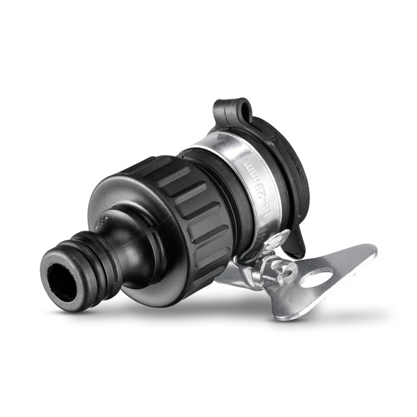 Адаптер для кранов без резьбы Karcher 2.645-256.02.645-256.0 Адаптер для кранов без резьбы Karcher 2.645-256.02.645-256.0Круглый штуцер Karcher идеально подходит для кранов без резьбы или с наружной резьбой диаметром от 15 до 20 мм. Адаптер выполнен из прочного пластика и металла.