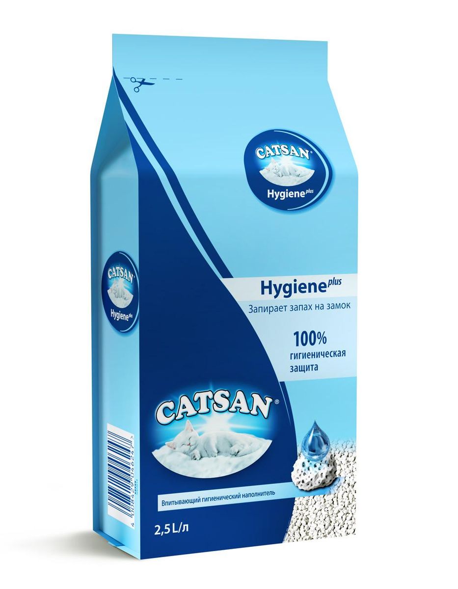 Наполнитель для кошачьего туалета Catsan, впитывающий, 2,5 л10198/6878/WT526 Наполнитель для кошачьего туалета Catsan, впитывающий, 2,5 л10198/6878/WT526Впитывающий гигиенический наполнитель Catsan Hygiene Plus обеспечит вашей кошке всегда чистый туалет и устранит неприятный запах. Уникальные минеральные гранулы с микропорами, состоящие из очищенного мела и натурального кварцевого песка, впитывают влагу, словно губка. Поверхность гранул при этом остается сухой и чистой. Запатентованная технология предотвращает рост бактерий и появление неприятного запаха в три раза эффективнее, чем обычный наполнитель. Наполнитель Catsan Hygiene Plus не содержит асбеста и отбеливателей. Рекомендации по применению: Насыпьте наполнитель в кошачий лоток слоем около 5 см. Твердые отходы удаляйте из лотка по мере их появления, а также регулярно перемешивайте наполнитель совочком. Рекомендуется полностью заменять наполнитель в лотке хотя бы 1 раз в неделю. Перед насыпанием новой порции наполнителя следует тщательно промыть лоток горячей водой с мягким очищающим средством (желательно, без запаха). Прежде чем насыпать...