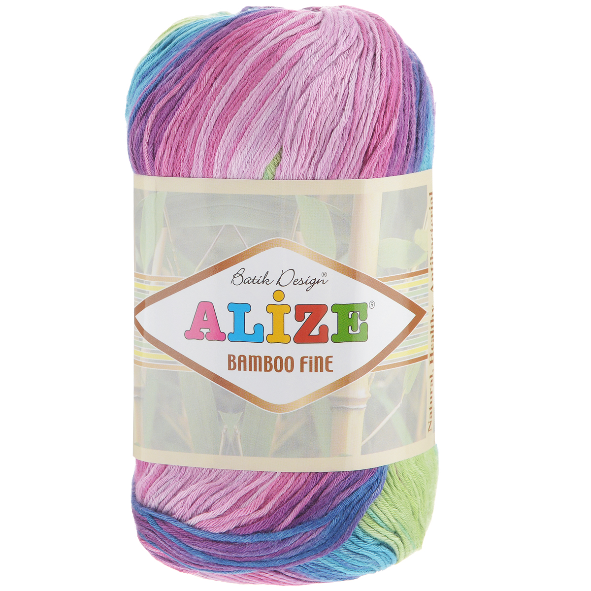 Пряжа для вязания Alize Bamboo Fine, цвет: зеленый, синий, фиолетовый (3260), 440 м, 100 г, 5 шт688986_3260 Пряжа для вязания Alize Bamboo Fine, цвет: зеленый, синий, фиолетовый (3260), 440 м, 100 г, 5 шт688986_3260Пряжа Alize Bamboo Fine подходит для ручного вязания детям и взрослым. Пряжа однотонная, приятная на ощупь, хорошо лежит в полотне. Изделия из такой нити получаются мягкие и красивые. Рекомендованные спицы 2,5-3,5 мм и крючок для вязания 1-3 мм. Состав: 100% бамбук.