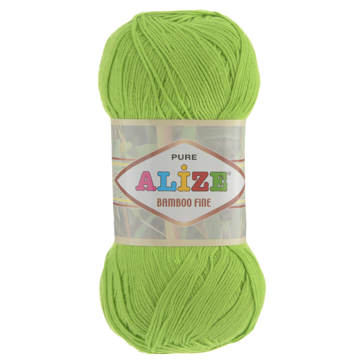 Пряжа для вязания Alize Bamboo Fine, цвет: ярко-зеленый (612), 440 м, 100 г, 5 шт688988_612 Пряжа для вязания Alize Bamboo Fine, цвет: ярко-зеленый (612), 440 м, 100 г, 5 шт688988_612Пряжа Alize Bamboo Fine подходит для ручного вязания детям и взрослым. Пряжа однотонная, приятная на ощупь, хорошо лежит в полотне. Изделия из такой нити получаются мягкие и красивые. Рекомендованные спицы 2,5-3,5 мм и крючок для вязания 1-3 мм. Состав: 100% бамбук.