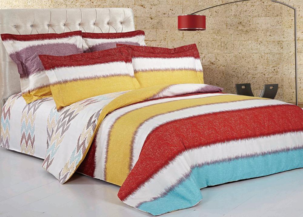 Комплект белья Soft Line, 2-спальный, наволочки 50х70, цвет: белый, голубой, красный, желтый. 0969209692 Комплект белья Soft Line, 2-спальный, наволочки 50х70, цвет: белый, голубой, красный, желтый. 0969209692Роскошный комплект постельного белья Soft Line выполнен из качественного плотного сатина и украшен оригинальным рисунком. Комплект состоит из пододеяльника, простыни и двух наволочек. Постельное белье Soft Line подобно облаку сочетает в себе плотность цвета и безграничную нежность фактуры. Это белье обладает волшебной практичностью, а потому оказываться на седьмом небе станет вашим привычным занятием. Доверьте заботу о качестве вашего сна высококачественному натуральному материалу. Сатин - это ткань из 100% натурального хлопка. Мягкость и нежность материала создает чувство комфорта и защищенности. Классический натуральный природный материал делает это постельное белье нежным, элегантным и приятным. Комплект упакован в подарочную картонную коробку, украшенную сюжетами по мотивам картин эпохи Возрождения.