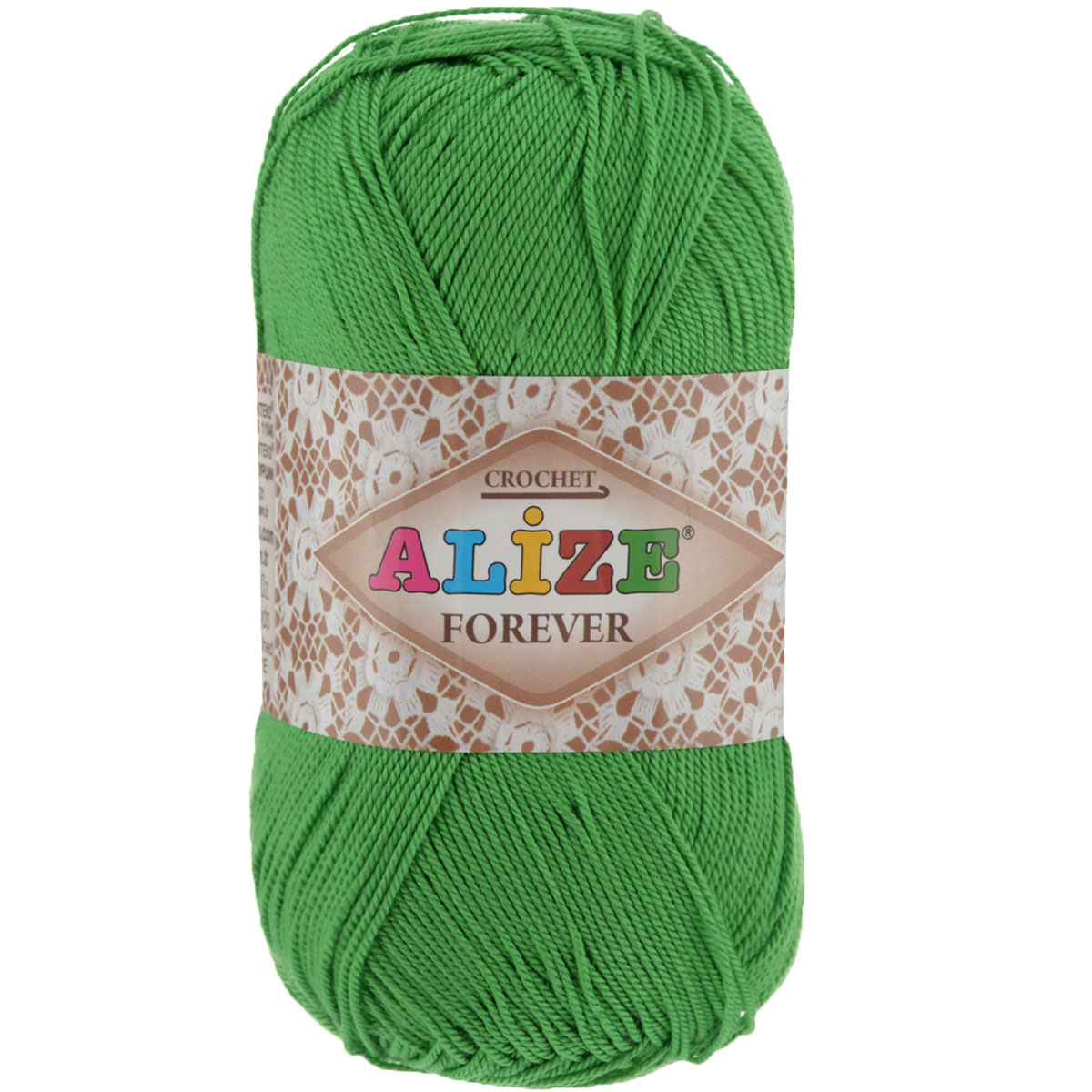 Пряжа для вязания Alize Forever, цвет: зеленая трава (126), 300 м, 50 г, 5 шт367022_126 Пряжа для вязания Alize Forever, цвет: зеленая трава (126), 300 м, 50 г, 5 шт367022_126Alize Forever - это тщательно обработанная акриловая пряжа, которая приобретает вид мерсеризованной нити. Классическая пряжа, прочная, мягкая и шелковистая. Большое разнообразие цветов и оттенков от спокойных до ярких позволять подобрать пряжу для вязания на любой вкус. Предназначена для вязания летних и весенних вещей и прекрасно подойдет как для спиц, так и для крючка. Изделия получаются очень красивыми и нарядными внешне и при этом комфортными в носке. Рекомендованные спицы № 2-3,5, крючок № 0,75-1,5. Состав: 100% акрил.