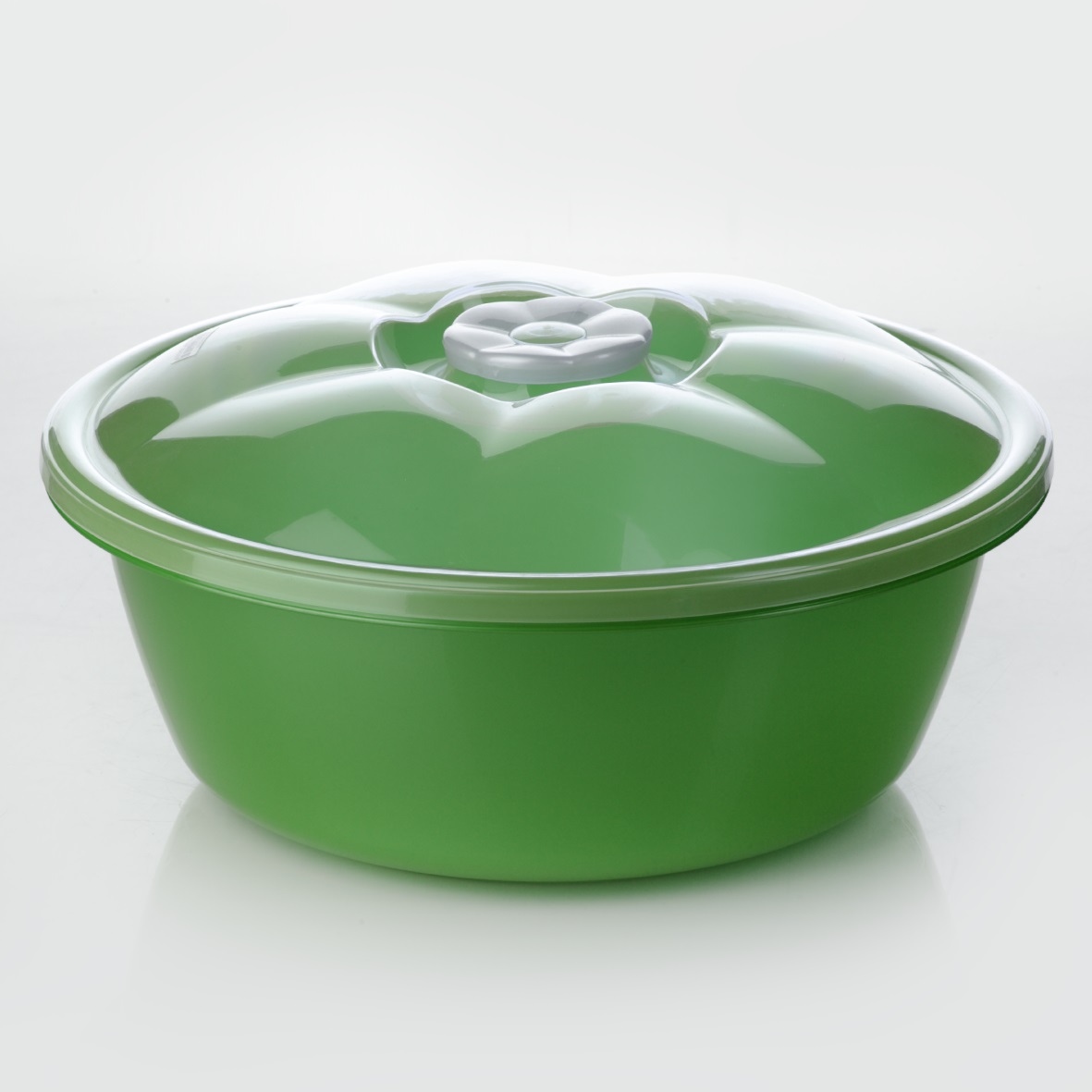 Миска Dunya Plastik, с крышкой, цвет: зеленый, прозрачный, 1,7 л-10422- Миска Dunya Plastik, с крышкой, цвет: зеленый, прозрачный, 1,7 л-10422-Миска Dunya Plastik, изготовленная из пластика, имеет круглую форму. Изделие оснащено плотно закрывающейся крышкой. Такая миска прекрасно подойдет для хранения различных бытовых предметов, пищевых продуктов. Объем: 1,7 л