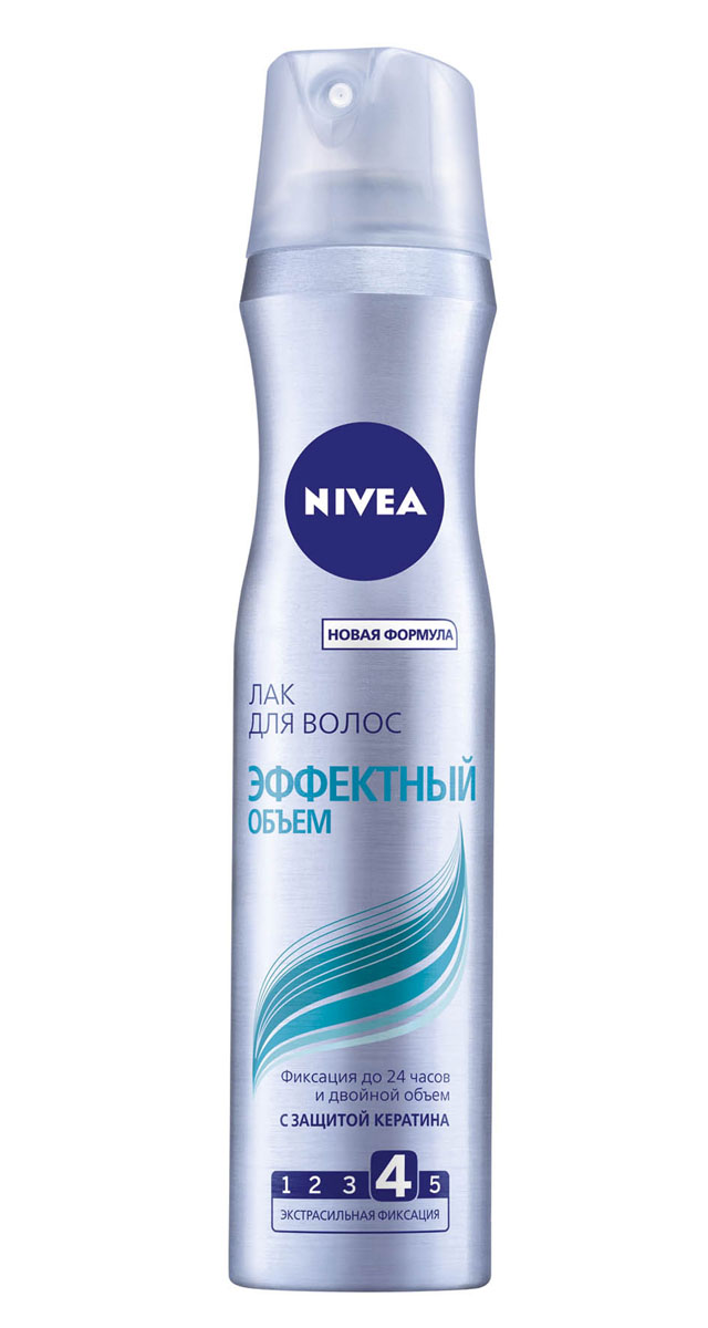 NIVEA Лак для волос «Объем и забота»250 мл10062115 NIVEA Лак для волос «Объем и забота»250 мл10062115ПОЧУВСТВУЙТЕ ЗАБОТУ О ВАШИХ ВОЛОСАХ! С обновленной линейкой средств для укладки волос от NIVEA Ваши волосы выглядят красивыми и здоровыми, и к ним приятно прикасаться. Лак для волос ЭФФЕКТНЫЙ ОБЪЕМ обеспечивает экстрасильную фиксацию Вашей прически в течение всего дня и увеличивает объем волос. Как это работает Лак для волос ЭФФЕКТНЫЙ ОБЪЕМ с формулой с защитой Кератина: •обеспечивает экстрасильную фиксацию на весь день •фиксирует не склеивая. Волосы, к которым приятно прикасаться •придает волосам двойной объем •легко расчесывается •не оставляет следов на волосах Кератин — основной компонент, из которого состоят наши волосы. С возрастом его содержание уменьшается, и волосы становятся слабыми, ломкими, а поверхность волос — менее гладкой и эластичной. ФОРМУЛА С ЗАЩИТОЙ КЕРАТИНА от NIVEA эффективно восстанавливает волокно волоса изнутри и снаружи, обволакивая его по всей длине и защищая волосы от потери естественного кератина. Результат: фиксация до 24 часов и двойной...