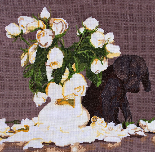 Набор для вышивания крестом Hobby & Pro Щенок и розы, 40 x 39 см 695580843 Набор для вышивания крестом Hobby & Pro Щенок и розы, 40 x 39 см 695580843Набор для вышивания Hobby & Pro Щенок и розы поможет вам создать свой личный шедевр - красивую картину, вышитую нитками мулине в технике счетный крест. Работа, выполненная своими руками, станет отличным подарком для друзей и близких! Набор содержит: - белая канва Aida 14 (5,5 клеток в см); - нитки мулине Bestex (21 цвет); - игла; - цветная схема; - инструкция на русском языке.
