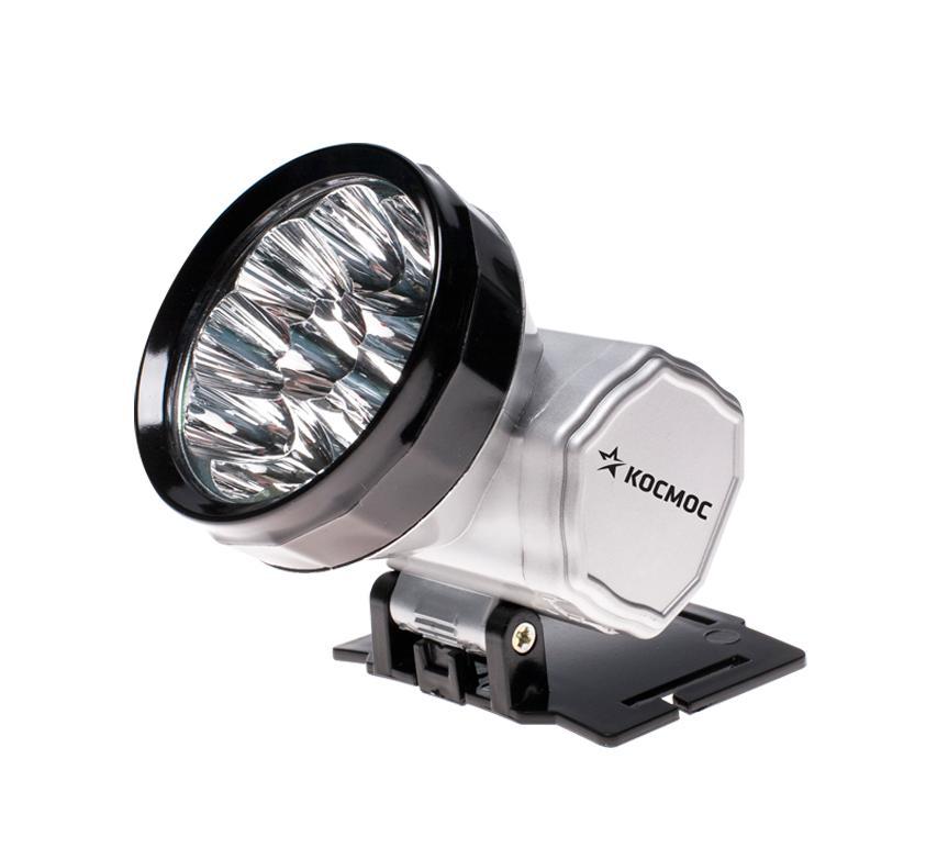 Фонарь аккумуляторный Космос, налобный. Модель AccuH10LEDKOCAccuH10LED Фонарь аккумуляторный Космос, налобный. Модель AccuH10LEDKOCAccuH10LEDНалобный фонарь KOCAccuH10LED может работать 24 часа. Источниками света выступают 10 светодиодных ламп, которые дают длину светового луча 60 метров. Питается от аккумулятора. Вес изделия всего 0,25 кг. Укомплектован ремешком для фиксации на голове, тремя аккумуляторрами и сетевым шнуром.