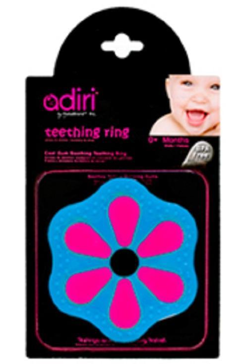 Прорезыватель для зубов Adiri Petal Teething Ring, magenta-cyan Прорезыватель для зубов Adiri Petal Teething Ring, magenta-cyan