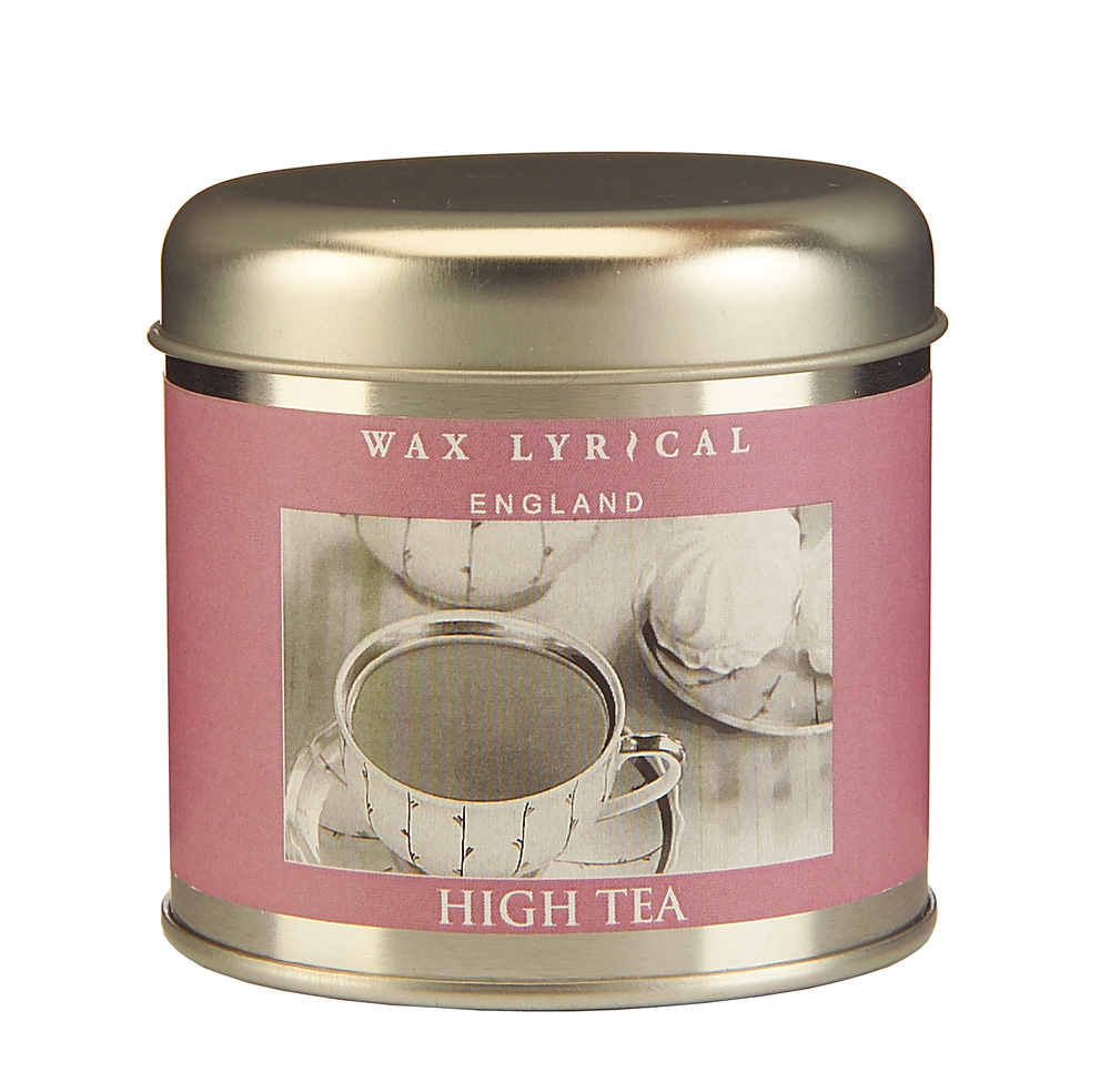 Wax Lyrical Чаепитие ароматическая свеча в алюминии, 35 часовWLT8748 Wax Lyrical Чаепитие ароматическая свеча в алюминии, 35 часовWLT8748Аромат английского лакомства: миндального бисквитного печенья, со сладким чаем с бергамотом