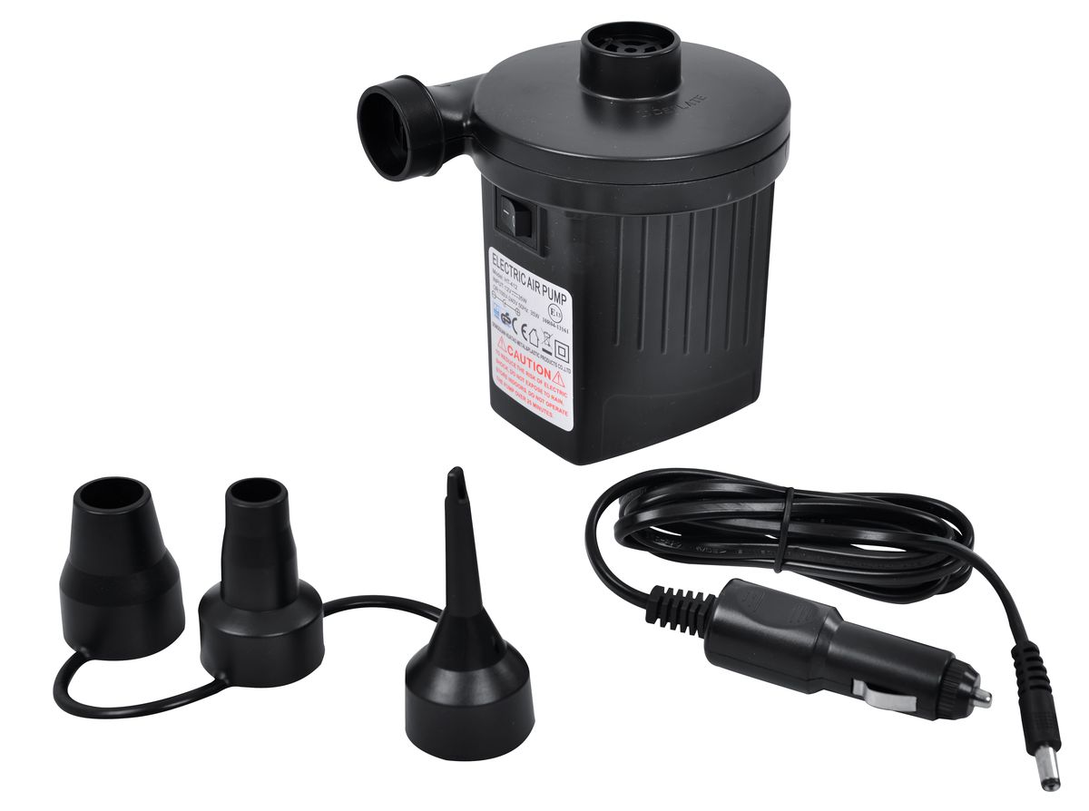 Насос электрический Relax 2-Way Electric Pump, 220B/12BJL29P420NG Насос электрический Relax 2-Way Electric Pump, 220B/12BJL29P420NGЭлектрический воздушный насос Relax 2-Way Electric Pump с питанием от сети переменного тока. Быстро надувает и сдувает любые большие надувные изделия. Легкая и портативная конструкция облегчает использование. Питается от электросети или автомобильного прикуривателя. В комплект входят 3 насадки. Давление: 2500 Па.