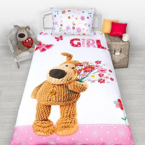 Постельное белье Boofle Girl (1,5-спальный КПБ, бязь, наволочки 50х70)521802 Постельное белье Boofle Girl (1,5-спальный КПБ, бязь, наволочки 50х70)521802Нав.(1шт.) 50*70, прост. 150*215, подод. 145*210 на пуговицах Бязь 100% хлопок