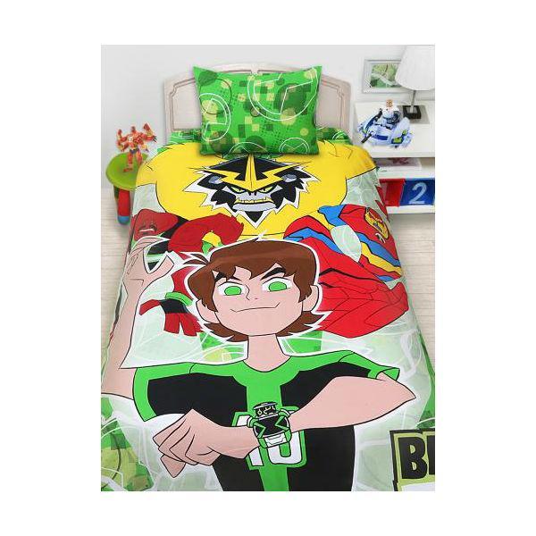 Комплект белья Ben10 (1,5-спальный КПБ, бязь, наволочки 50х70)522201 Комплект белья Ben10 (1,5-спальный КПБ, бязь, наволочки 50х70)522201Нав.(1шт.) 50*70, прост. 150*215, подод. 145*210 на пуговицах
