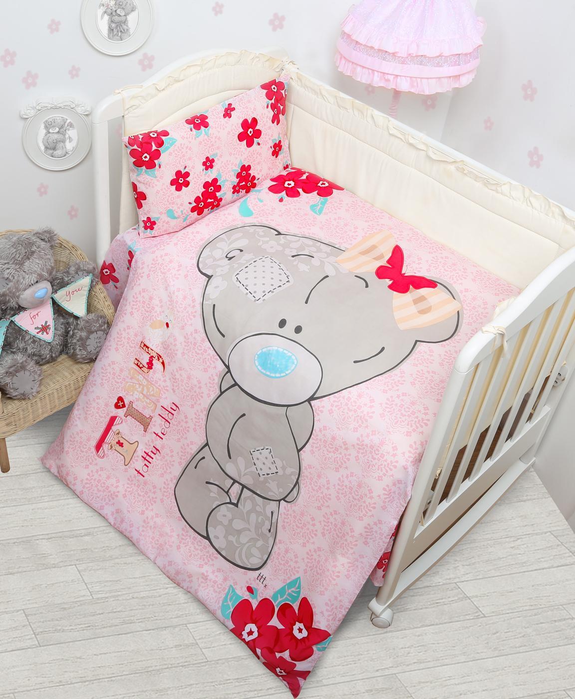 Постельное белье Taddy baby девочка (детский КПБ, бязь, наволочки 40х60)521104 Постельное белье Taddy baby девочка (детский КПБ, бязь, наволочки 40х60)521104простыня 100*145, подод.110*145, нав-ка 40*60 Бязь 100% хлопок