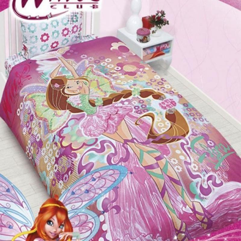 Постельное белье Winx Flora 2013 (1,5-спальный КПБ, бязь, наволочки 50х70)521304 Постельное белье Winx Flora 2013 (1,5-спальный КПБ, бязь, наволочки 50х70)521304Нав.(1шт.) 50*70, прост. 150*215, подод. 145*210 на пуговицах Бязь 100% хлопок