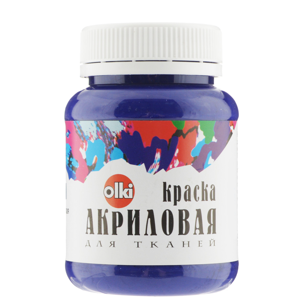 Краска акриловая для тканей Olki, цвет: фиолетовый, 100 мл405060 Краска акриловая для тканей Olki, цвет: фиолетовый, 100 мл405060Высококачественная акриловая краска Olki предназначена для росписи любых тканей. Наносится на выстиранную, отглаженную, натянутую ткань. После высыхания фиксируется с обратной стороны утюгом в течение 3-5 минут при температуре, соответствующей типу ткани. Краска разбавляется водой или акриловым связующим. Стирка изделий при температуре не более 40°C и умеренной концентрации нейтральных моющих средств через 48 часов после нанесения рисунка. Краска быстро высыхает.