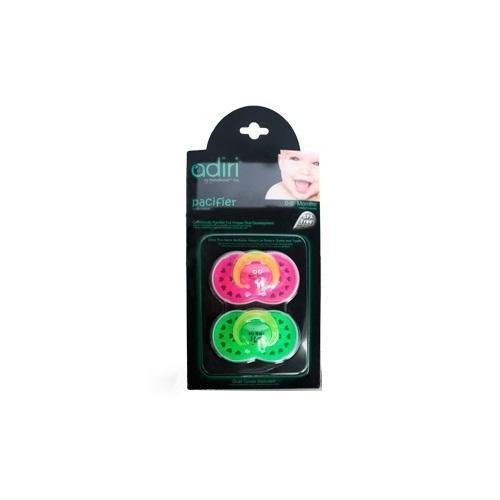  Adiri Heart Pacifiers (2 ),  1, 0-6 ., pink and green - AdiriAD018PG-2135C ;       ;   ;    ;         ;     (BPA free);   (., )
