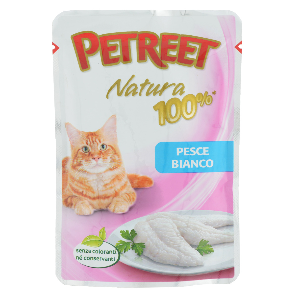 Консервы для кошек Petreet, с белой рыбой, 85 гА55003 Консервы для кошек Petreet, с белой рыбой, 85 гА55003Консервы для кошек Petreet - это линейка кормов, в которых содержится белок только животного происхождения. Это помогает защитить вашу кошку от пищевой аллергии, тем самым обеспечивая ее полезное и вкусное питание. Консервы для кошек Petreet специально разработаны без добавления консервантов, красителей и усилителей вкуса. Характеристики: Состав: белая рыба (60%), рисовая мука (1%), модифицированный крахмал. Пищевая ценность: белки - 10%, влажность - 86%, масла - 1,0%, клетчатка - 0,5%, зола - 1 %. Вес: 85 г. Товар сертифицирован.