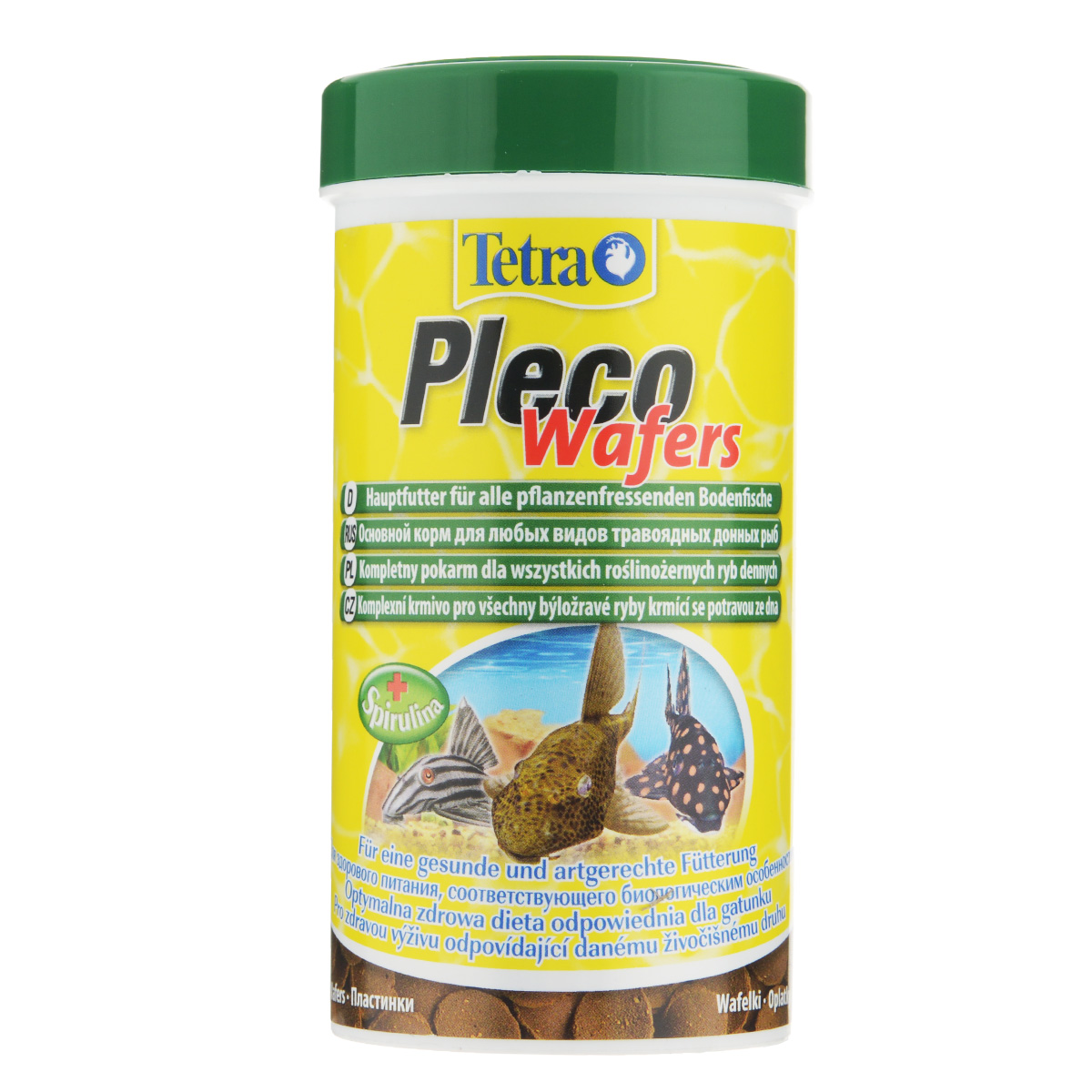 Корм сухой Tetra Pleco Wafer для любых видов травоядных донных рыб, в виде пластинок, 250 мл199118 Корм сухой Tetra Pleco Wafer для любых видов травоядных донных рыб, в виде пластинок, 250 мл199118Корм Tetra Pleco Wafer - это сбалансированный, богатый питательными веществами корм высшего качества. ля травоядных сомиков. Особенности Tetra Pleco Wafer: водоросли спирулина повышают сопротивляемость организма, твердая консистенция пластинок не загрязняет воду, содержит большое количество необходимой клетчатки. Рекомендации по кормлению: кормить несколько раз в день маленькими порциями. Характеристики: Состав: рыба и побочные рыбные продукты, экстракты растительного белка, зерновые культуры, растительные продукты, дрожжи, моллюски и раки, масла и жиры, водоросли (спирулина максима 3,0%), минеральные вещества. Пищевая ценность: сырой белок - 44%, сырые масла и жиры - 5%, сырая клетчатка - 2,0%, влага - 9%. Добавки: витамины, провитамины и химические вещества с аналогичным воздействием: витамин А 27960 МЕ/кг, витамин Д3 1740 МЕ/кг. Комбинации элементов: Е5 Марганец 63 мг/кг, Е6 Цинк 38 мг/кг,...