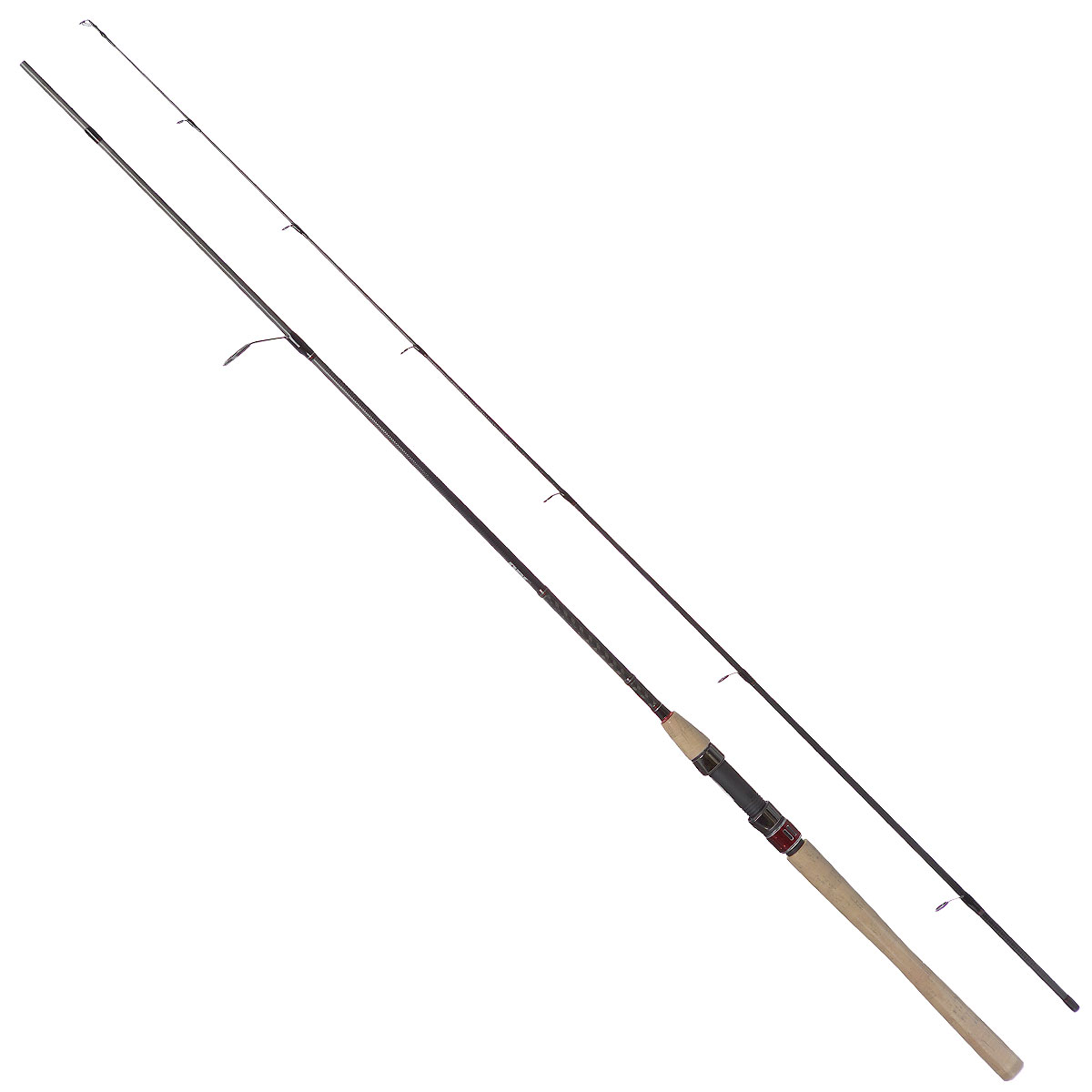 Удилище спиннинговое Daiwa Procaster, штекерное, 2,4 м, 10-30 г0049556 Удилище спиннинговое Daiwa Procaster, штекерное, 2,4 м, 10-30 г0049556Спиннинг штекерный Daiwa Procaster является универсальным удилищем, позволяющим ловить рыбу, как с берега, так и с лодки. Жесткая вершинка тонкого и легкого спиннинга из высокомодульного углепластика обеспечивает максимальную чувствительность и позволяет вам тщательно обследовать дно водоема с помощью мягких приманок или твистеров. Спиннинг Daiwa Procaster оснащен катушкодержателем и пробковой рукоятью. Длина: 2,4 м. Тест: 10-30 г. Новые спиннинги Daiwa Procaster совмещают последние технологии производства удилищ в отличном дизайне и доступную цену. В этой серии представлены спиннинги практически для всех видов ловли. Особенности спиннинга Daiwa серии Procaster: Бланки из высокомодульного, тонкого и легкого углепластика; Перекрестная обмотка нижней части комеля; Точеный алюминиевый винт катушкодержателя; Пробковая рукоятка; Кольца из оксида алюминия; Чехол из ткани.