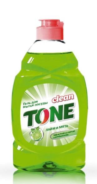 Гель для мытья посуды Clean Tone "Лайм и мята", 450 мл Гель для мытья посуды Clean Tone "Лайм и мята", 450 мл