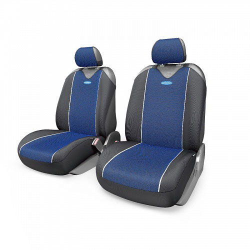 Чехлы-майки Autoprofi Carbon Plus, цвет: черный, синий, 4 предметаCRB-402Pf BK/BL Чехлы-майки Autoprofi Carbon Plus, цвет: черный, синий, 4 предметаCRB-402Pf BK/BLМодель авточехлов-маек Autoprofi Carbon Plus, выполненных из полиэстера, отличается полностью закрытой нижней частью сидений, которая добавляет им практичности и износостойкости. При этом чехлы быстро и без усилий надеваются на кресла, не требуя демонтажа подголовников или подлокотников. Эластичный материал позволяет использовать чехлы на сиденьях любого типа. Визуально полиэстер изделий в точности повторяет переливающийся рисунок настоящего карбона и придает чехлам респектабельный вид. Для автомобиля, чей экстерьер или салон оснащены карбоновыми деталями, чехлы Autoprofi Carbon Plus являются наиболее гармоничным дополнением. Комплектация: 2 чехла кресел переднего ряда, 2 подголовника.
